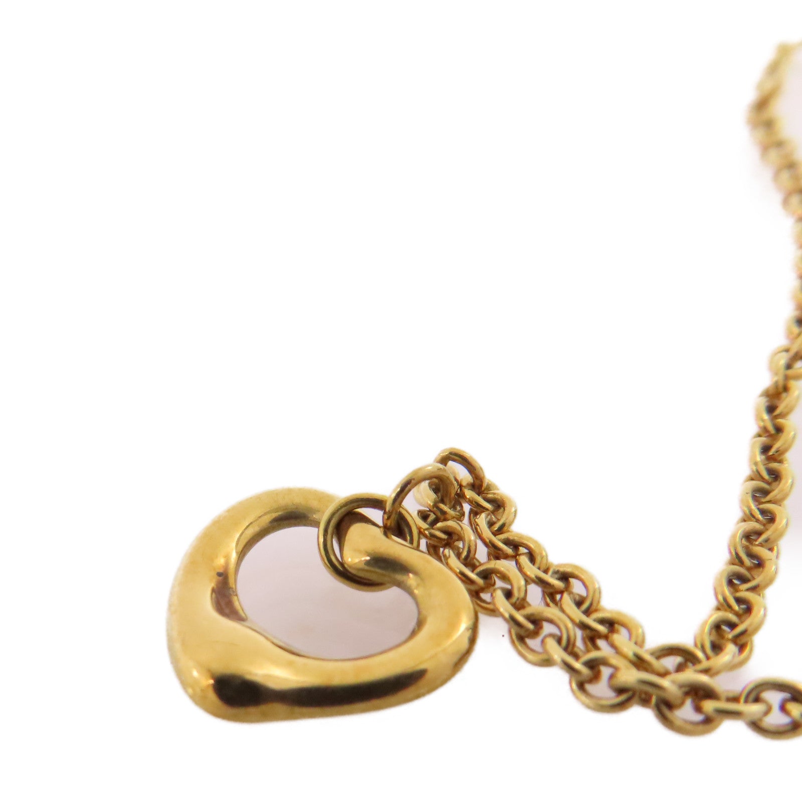 TIFFANY＆CO 【激減優惠】18K黃金Open Heart Bracelet手鏈