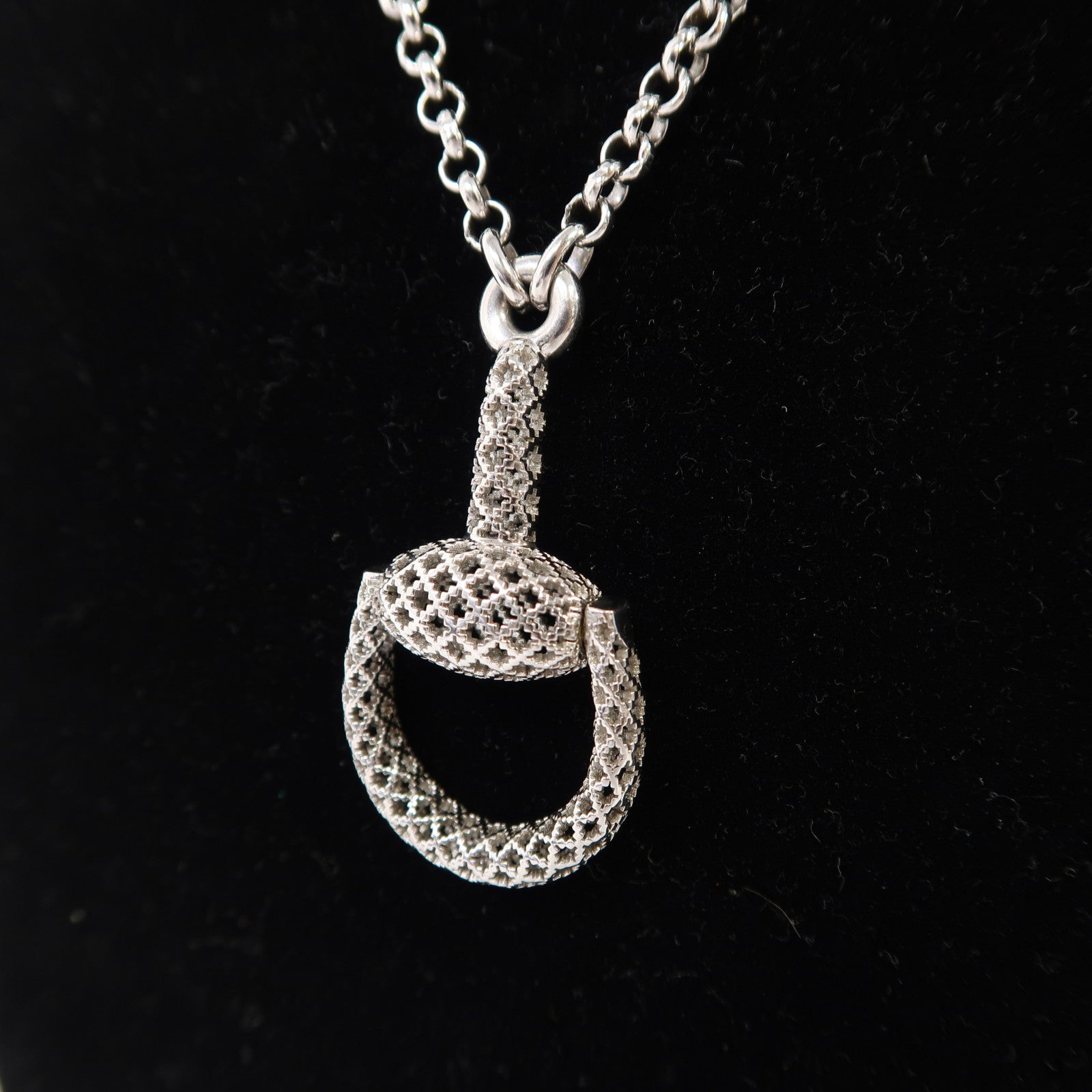 GUCCI 925純銀Necklace項鍊銀色