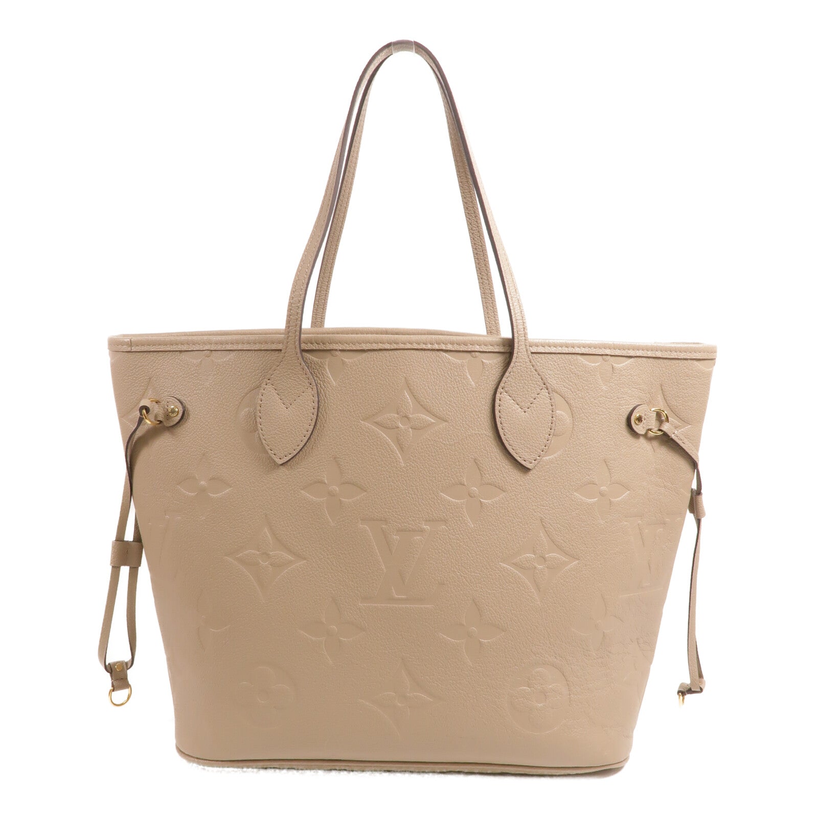 LOUIS VUITTON Monogram Empreinte Neverfull MM肩背袋