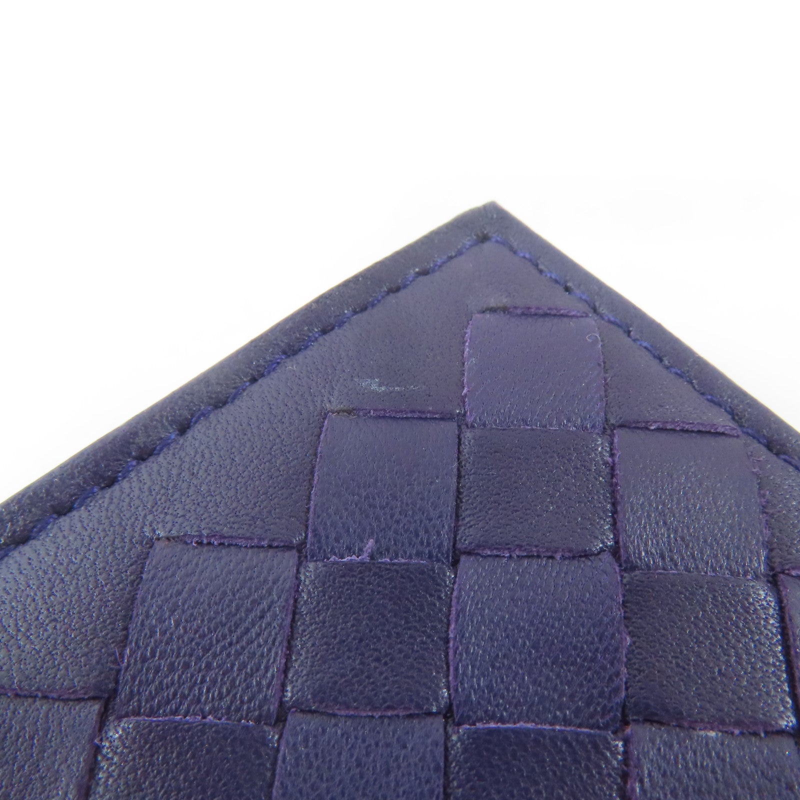 BOTTEGA VENETA 【激減優惠】羊皮皮革Wallet金扣錢包紫色