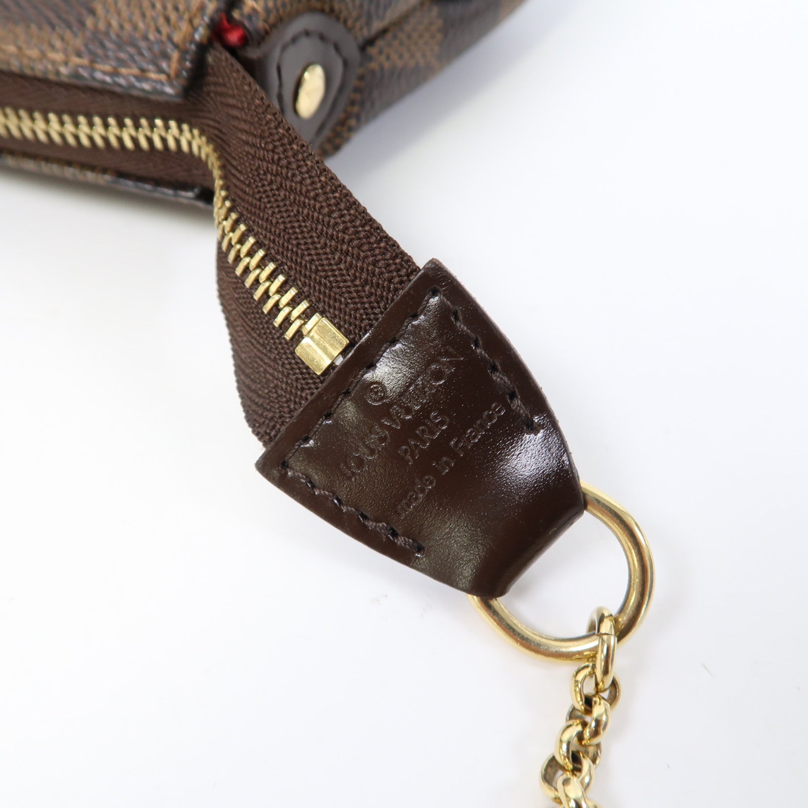 LOUIS VUITTON Damier Eva金扣手挽鏈帶肩背兩用袋啡色