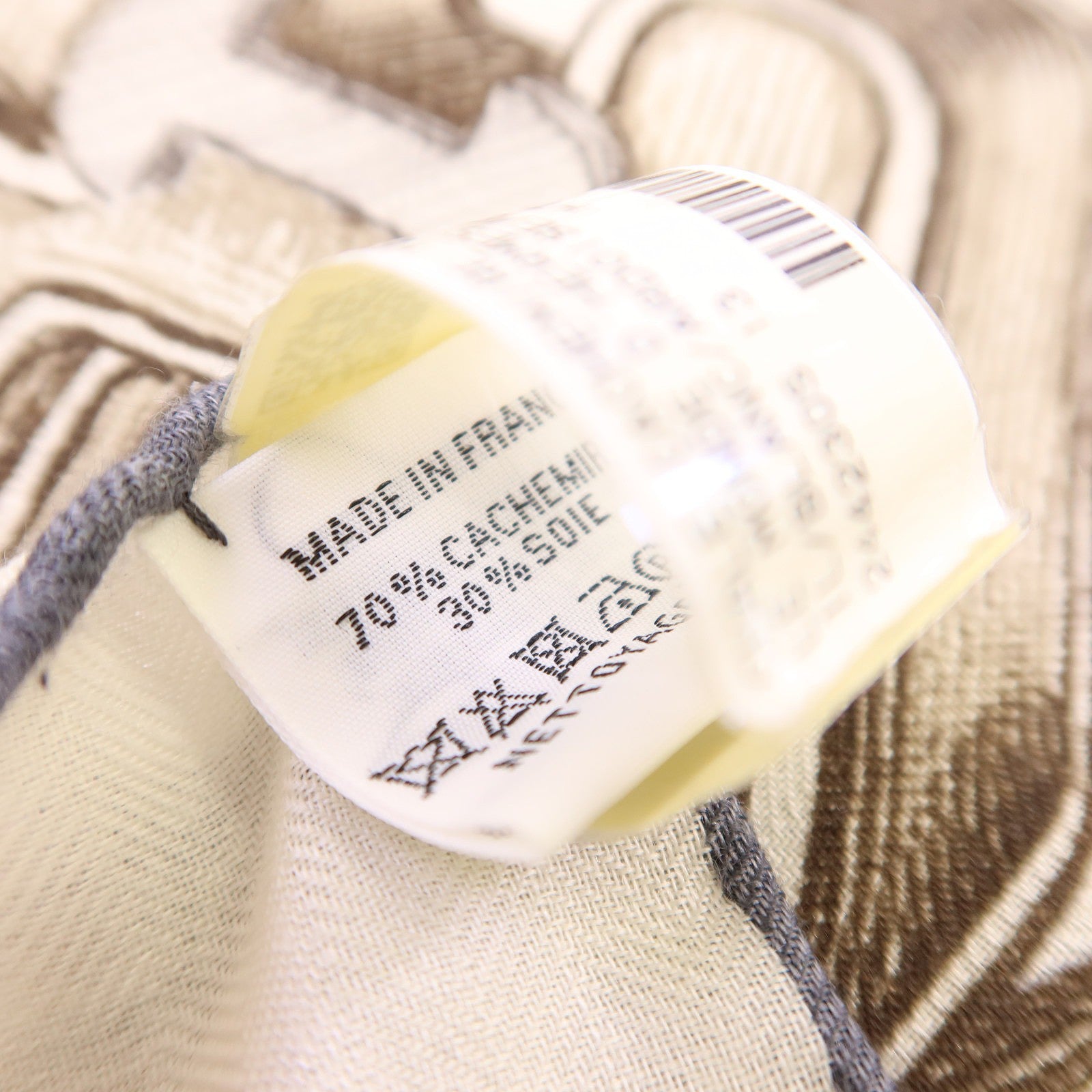 HERMES 羊絨/絲質Mors A Jouets Bandana Shawl 140絲巾