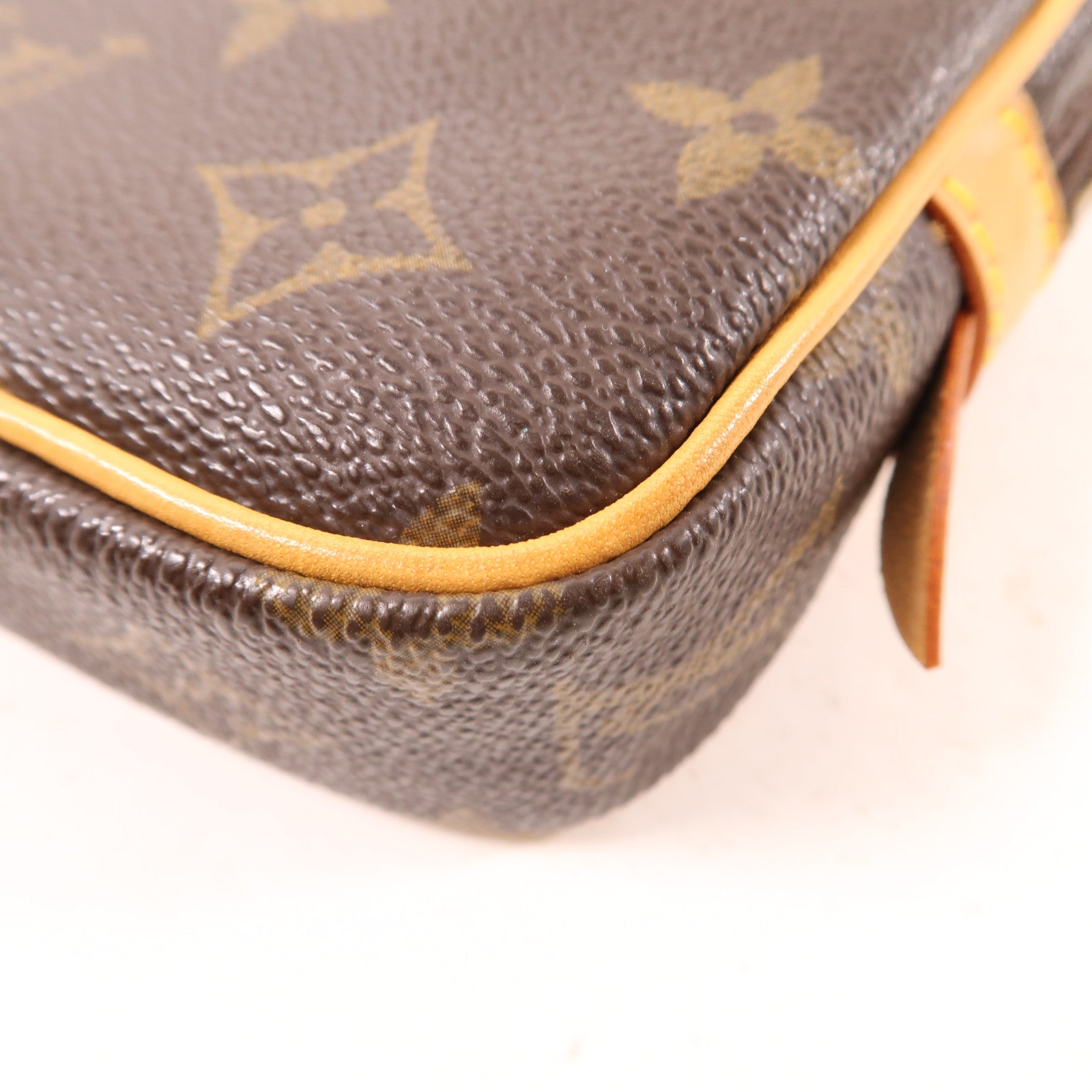 LOUIS VUITTON Monogram Marly Bandouliere金扣肩背袋棕色