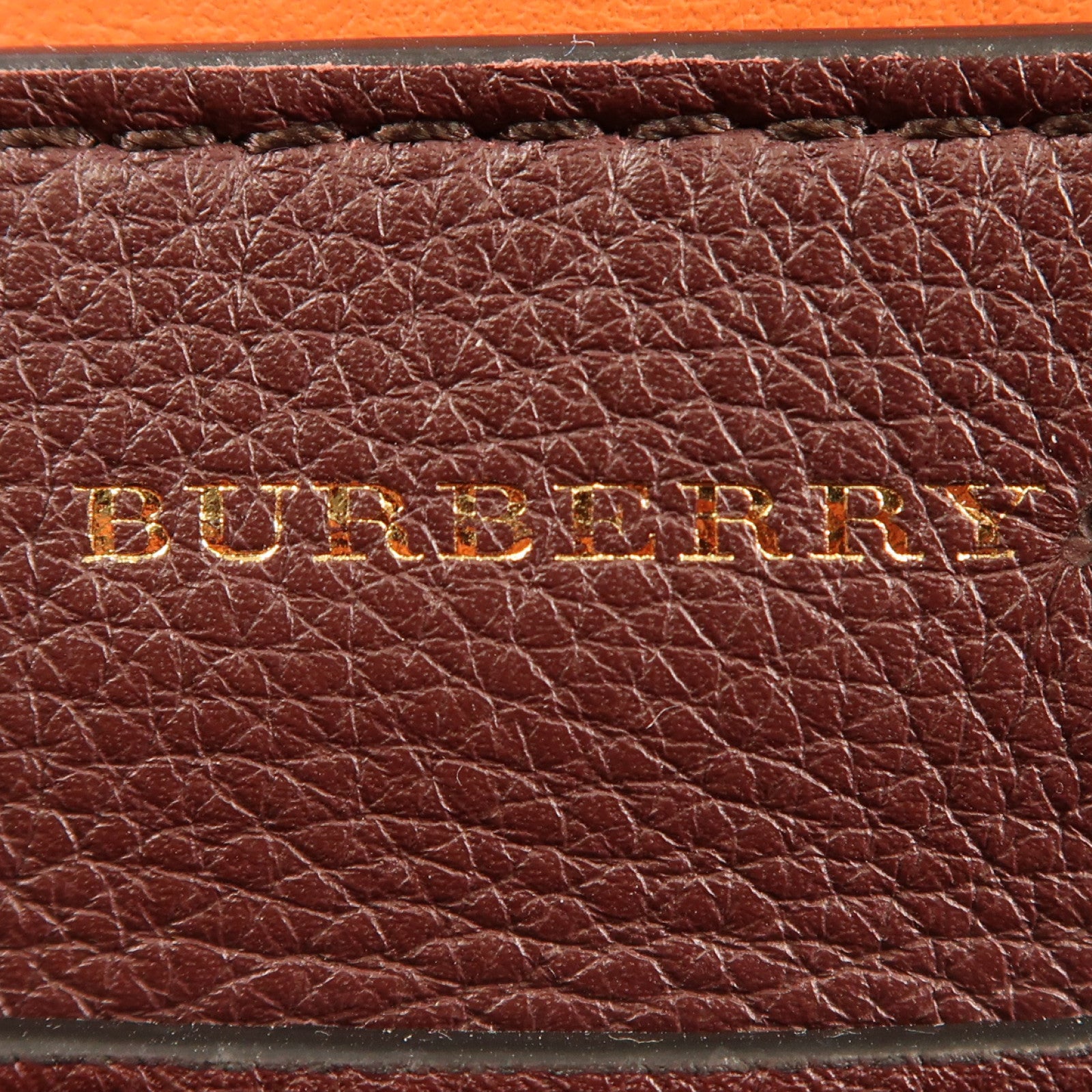 BURBERRY 牛皮皮革2 Way Shoulder金扣手挽肩背兩用袋