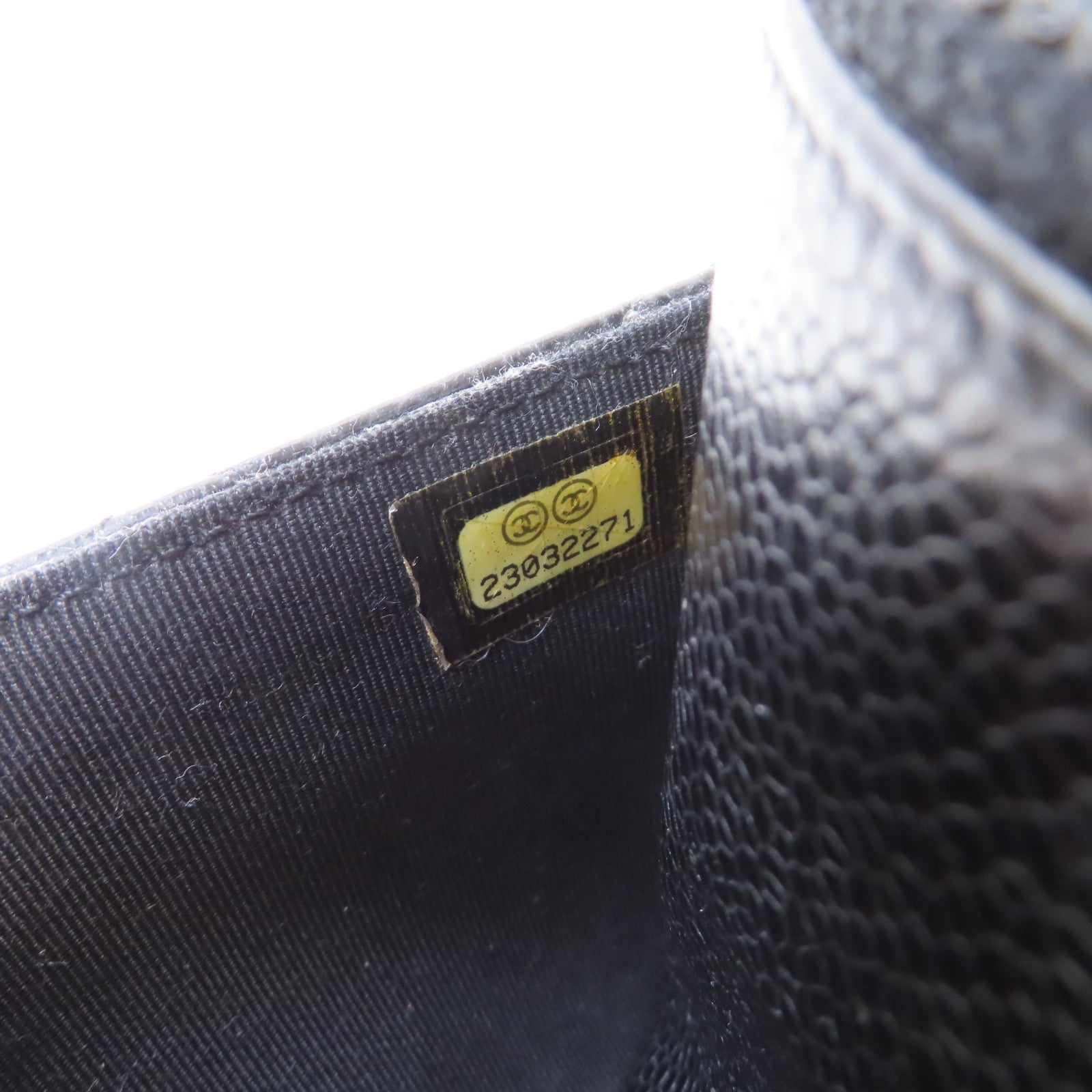 CHANEL 【激減優惠】菱格Caviar皮革WOC Wallet On Chain Shoulder Bag金扣鏈帶肩背袋黑色