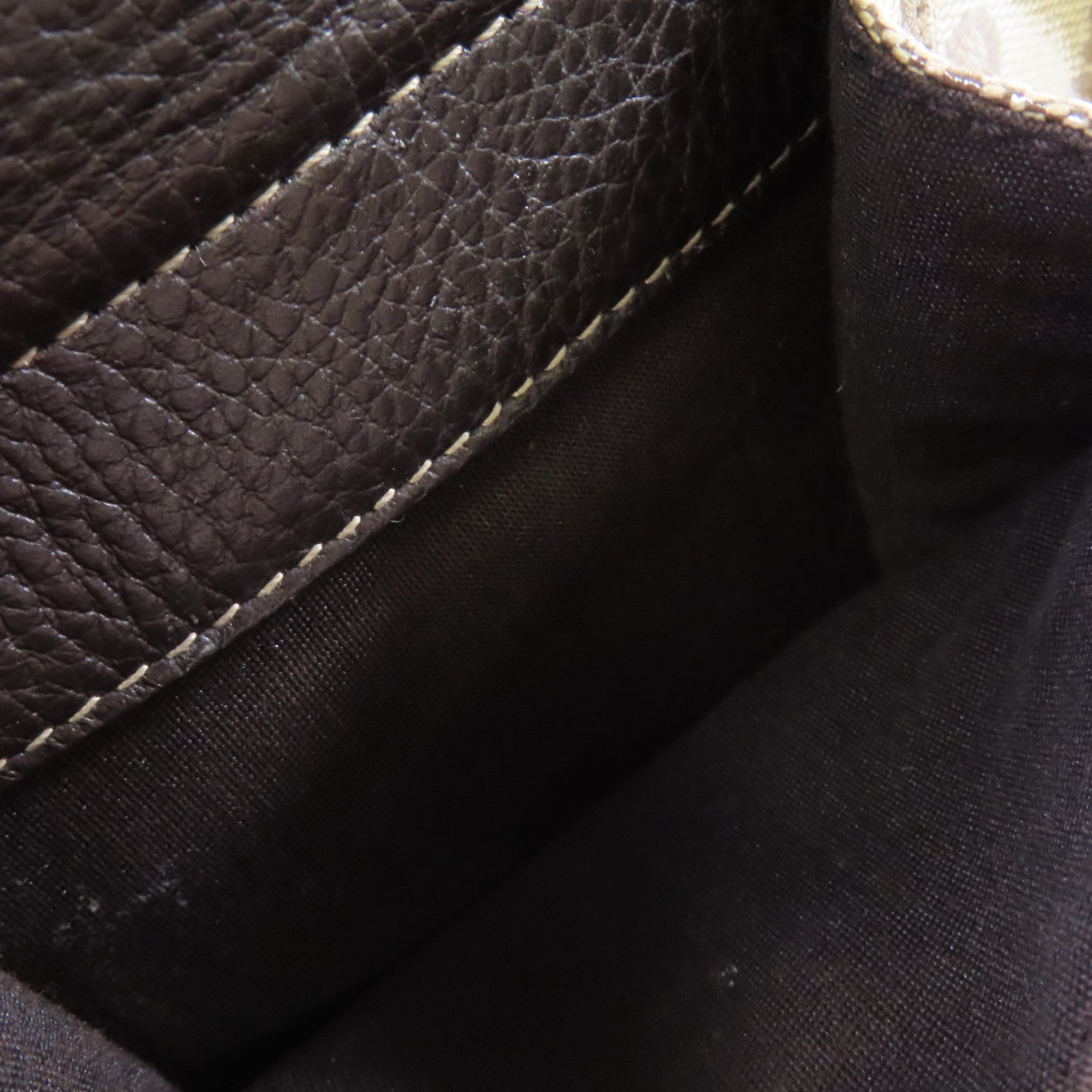 GUCCI 【激減優惠】塗層帆布Abbey Pocket Hobo金扣肩背袋啡色