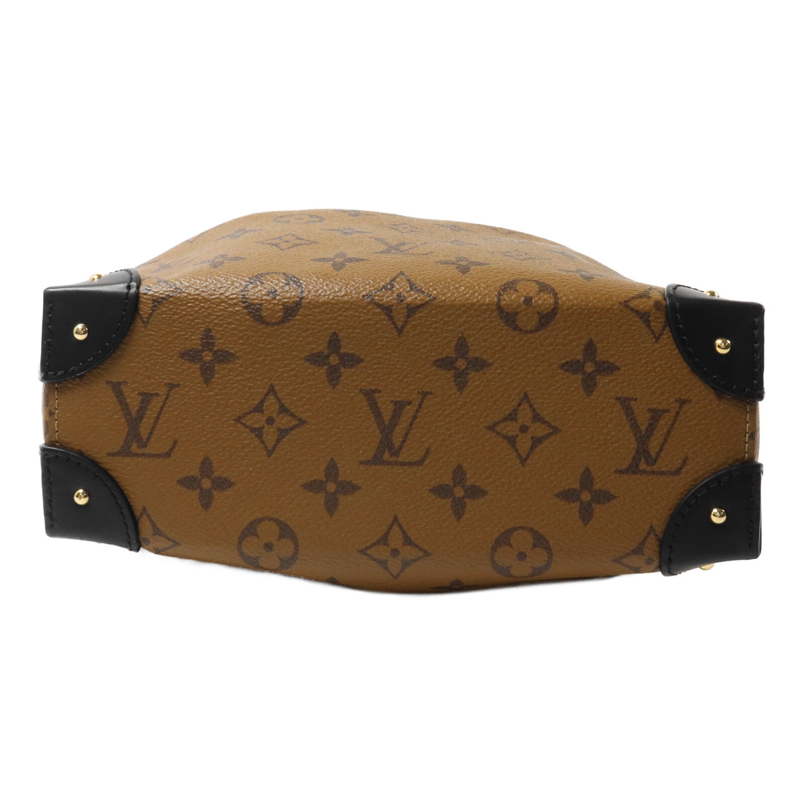 LOUIS VUITTON Monogram Reverse Noe Trunk PM鏈帶手挽肩背兩用袋