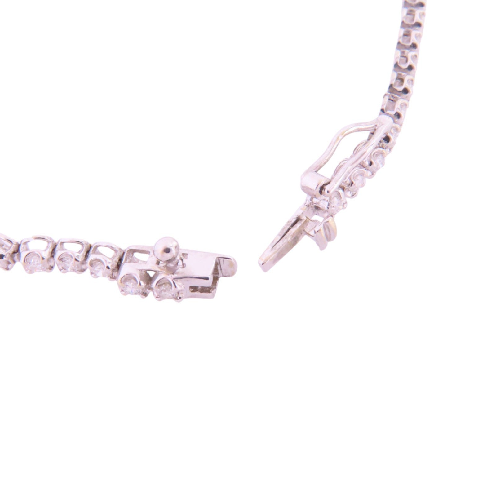 JEWELRY Diamond Bracelet 18K White Gold