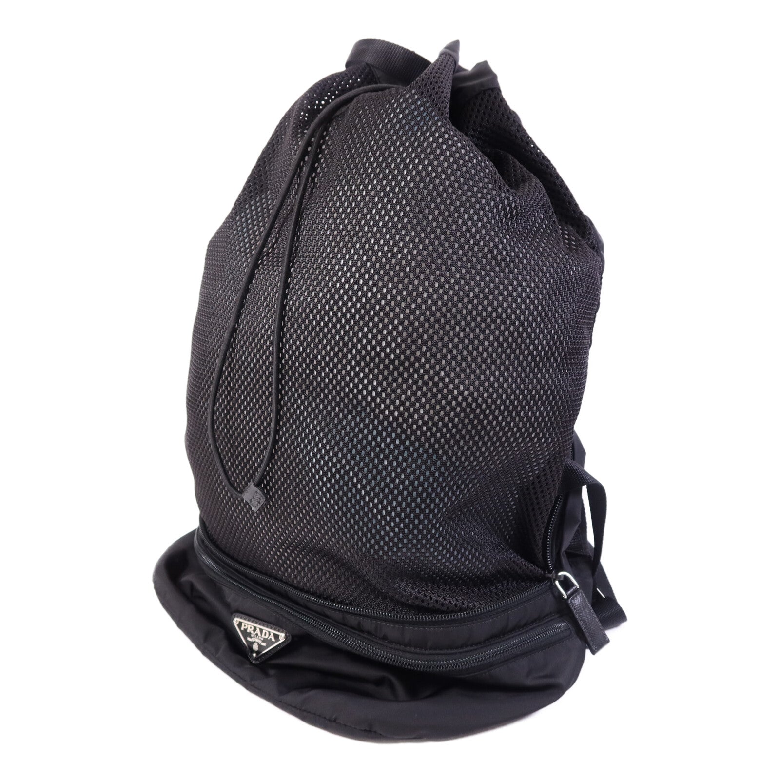 PRADA 尼龍Re-Nylon BackPack銀扣背包