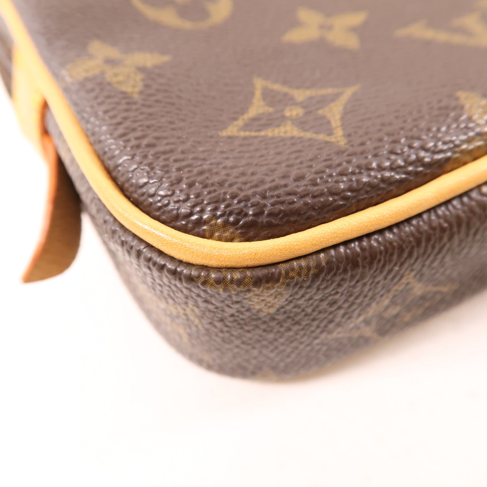 LOUIS VUITTON Monogram Marly Bandouliere金扣肩背袋棕色