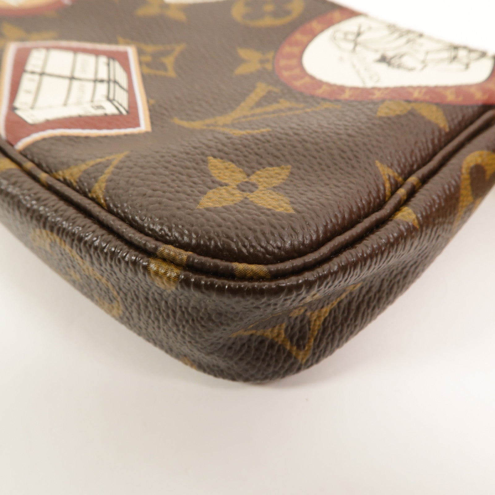 LOUIS VUITTON Monogram Mini Pochette Accessoires Pouch零錢包