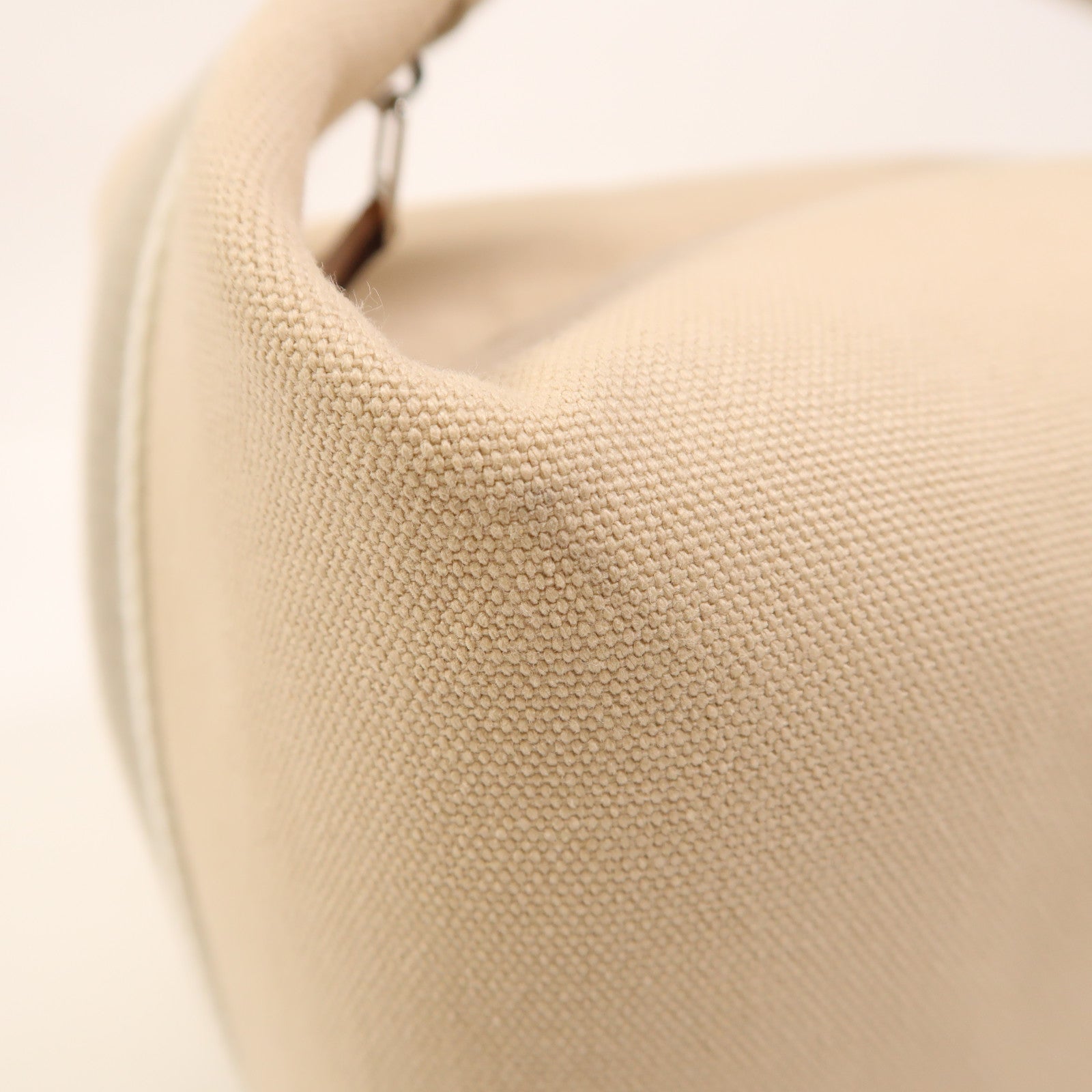 HERMES 帆布Bride A Brac GM銀扣手挽袋