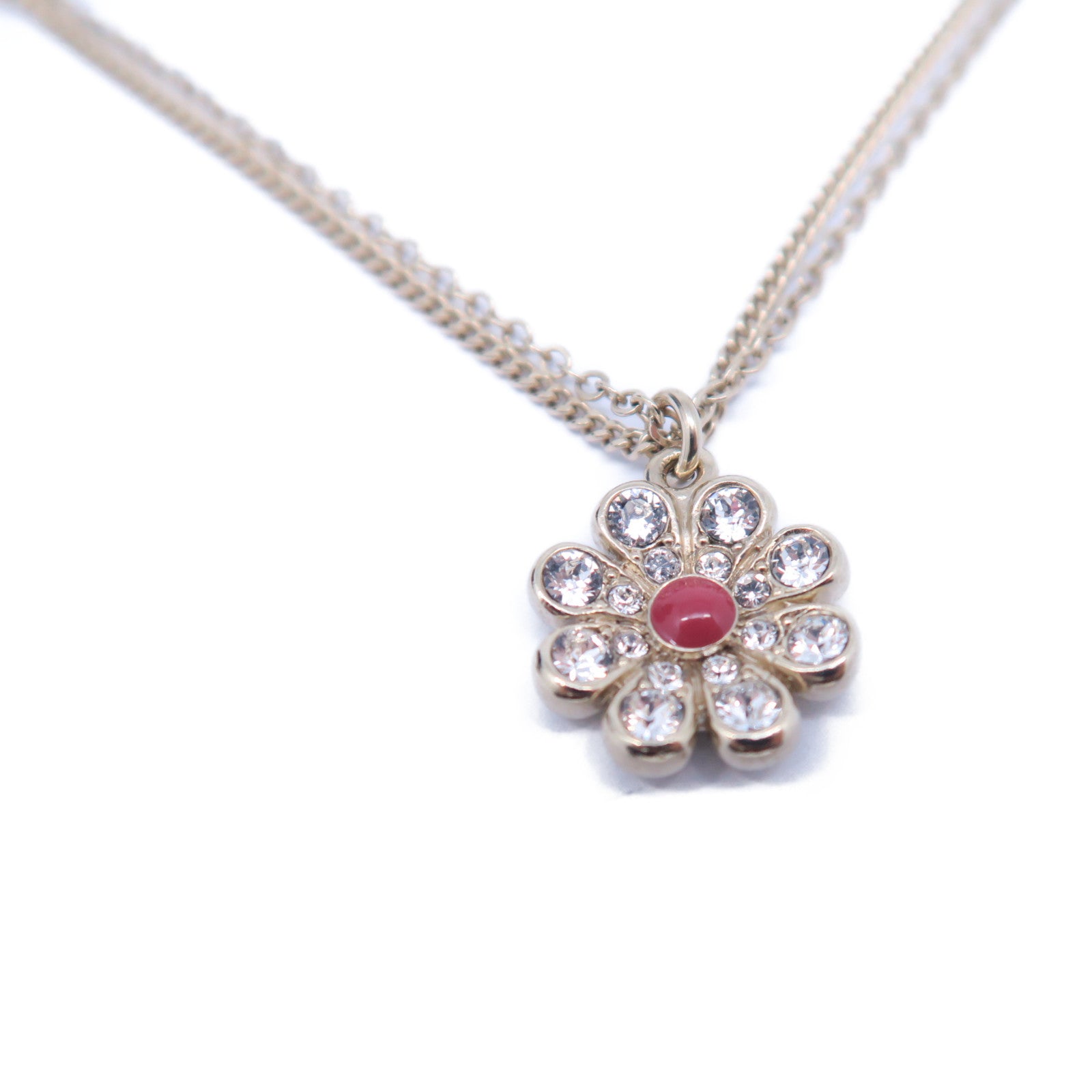 CHANEL 【激減優惠】金屬Necklace項鍊金色/綠色/粉紅色