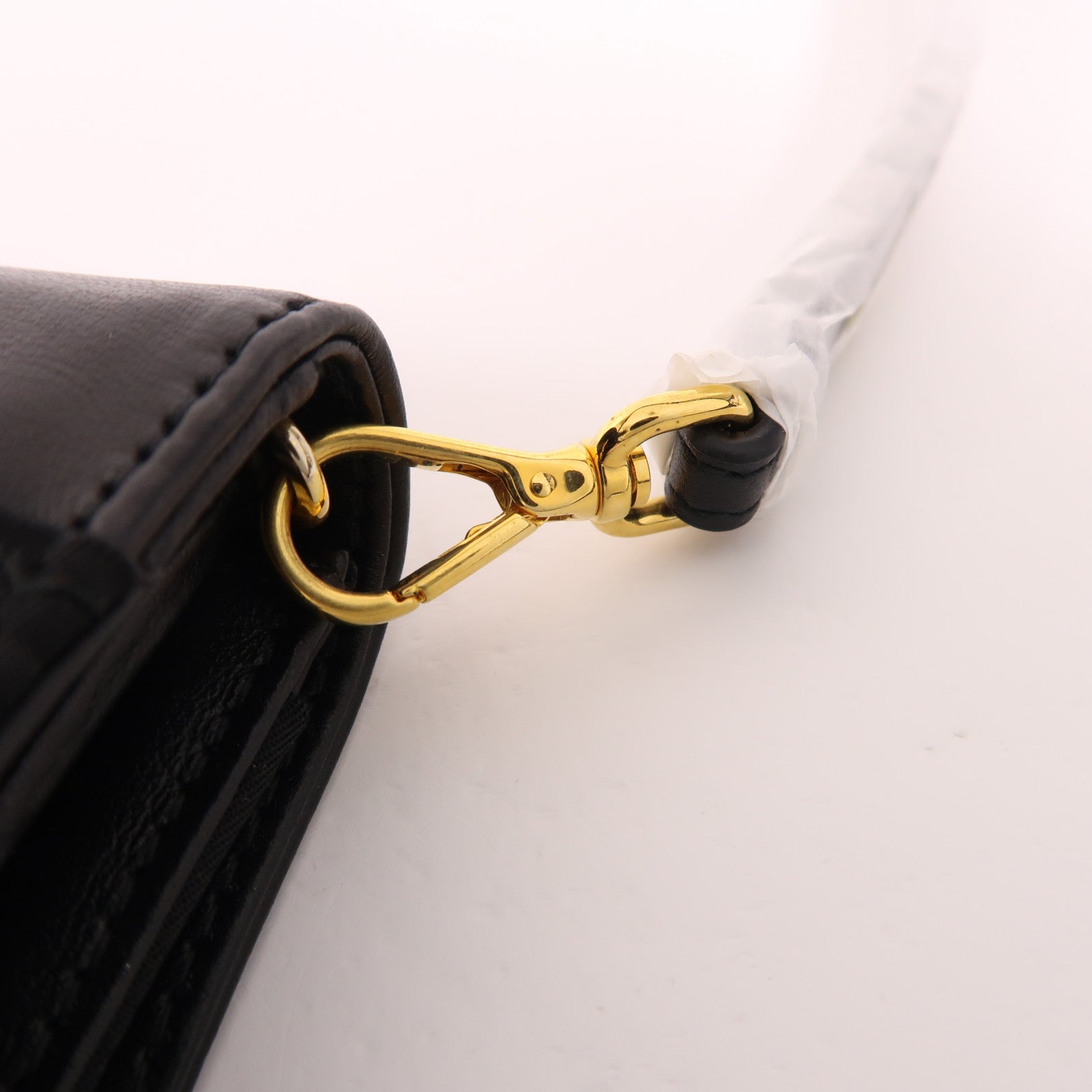 PRADA 尼龍/皮革Wallet金扣錢包