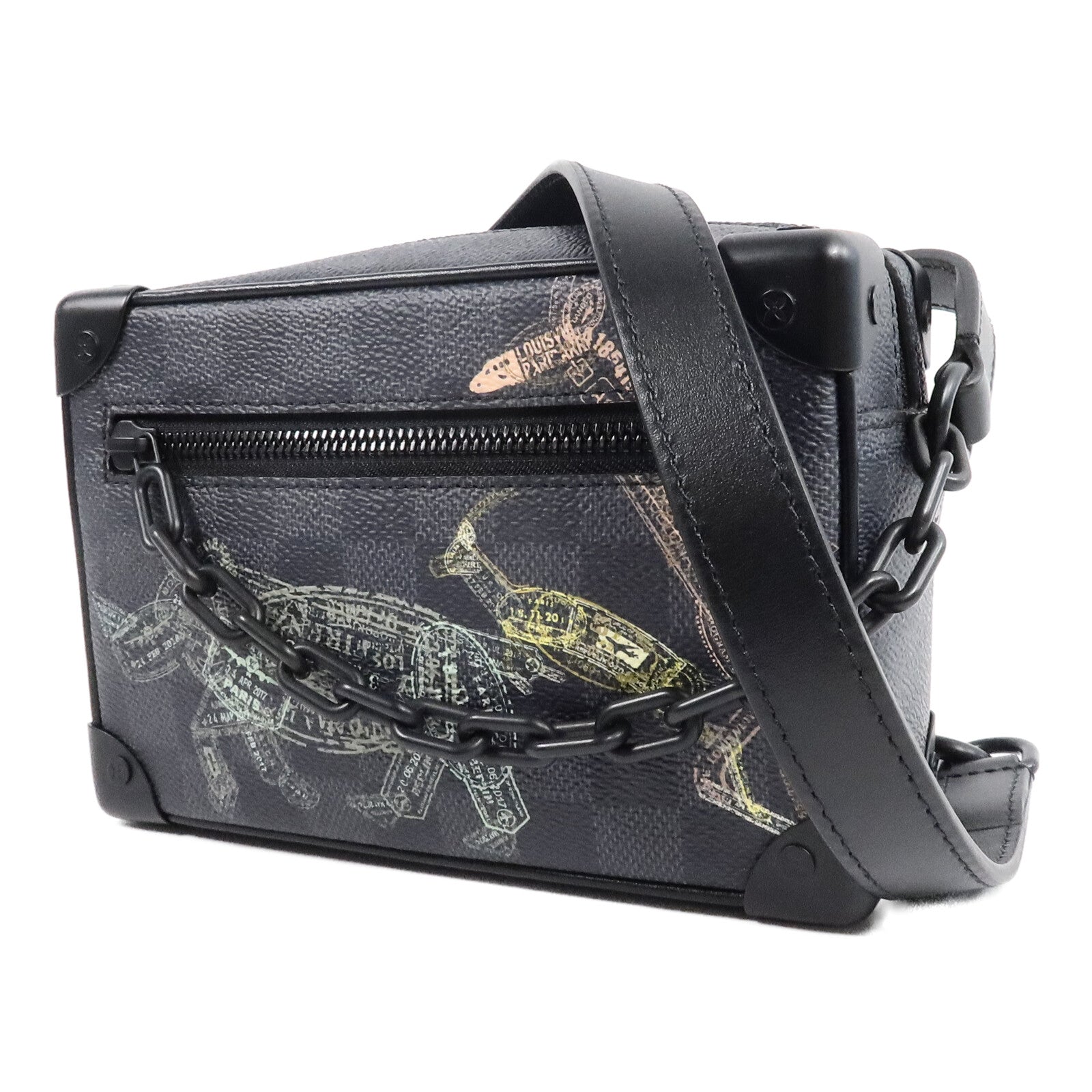 LOUIS VUITTON Damier Graphite Soft Trunk肩背袋