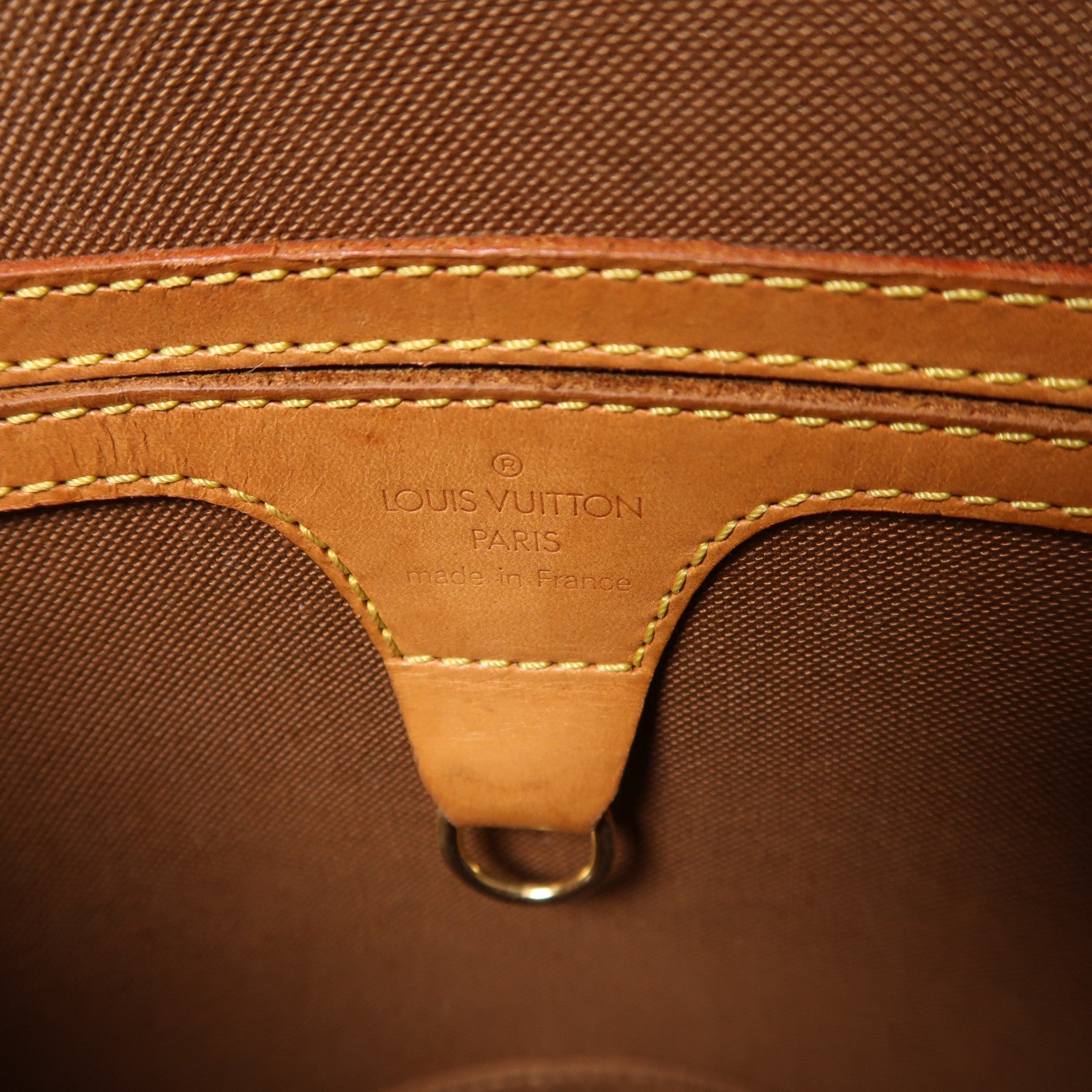LOUIS VUITTON Monogram Ellipse Sac A Dos Backpack金扣背包棕色
