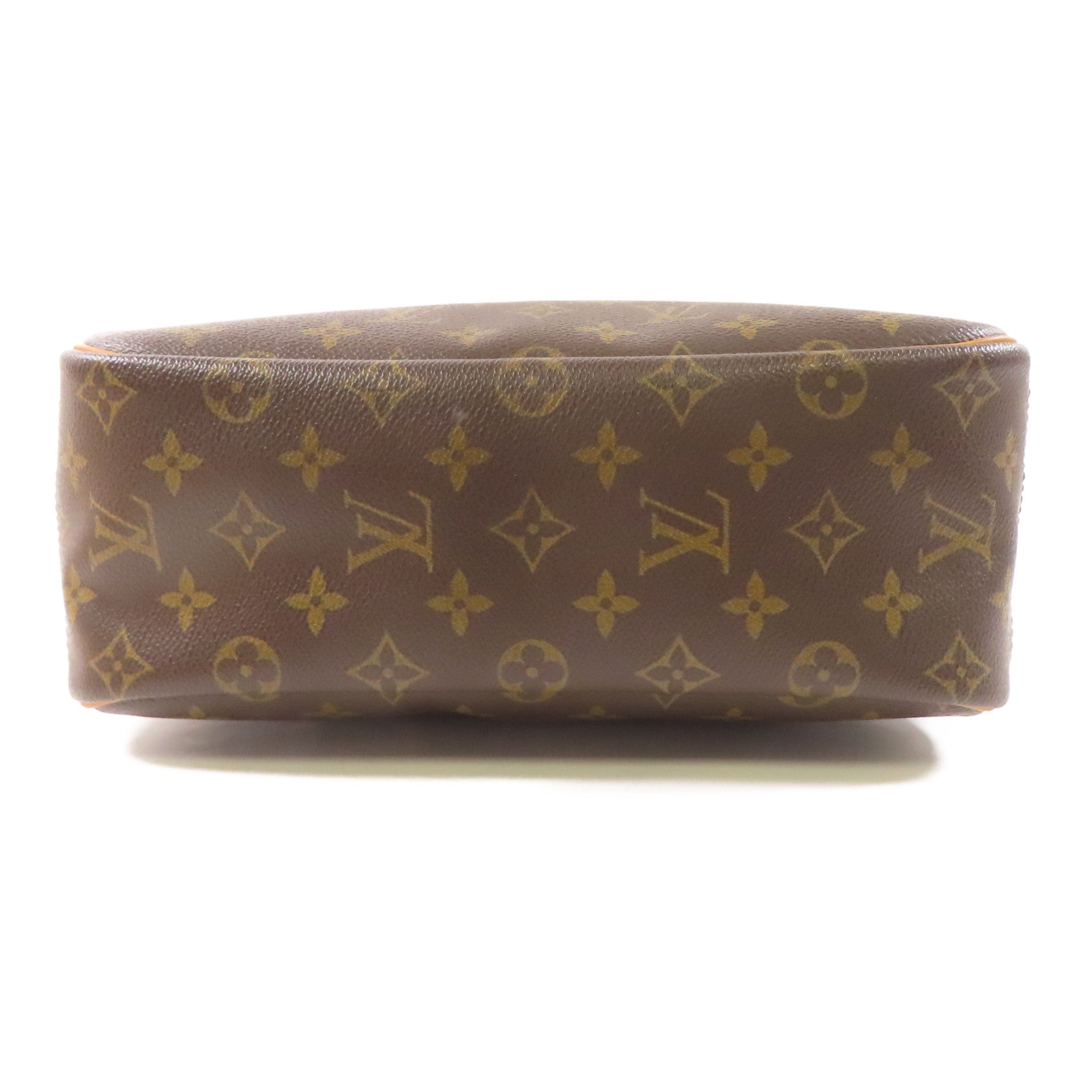 LOUIS VUITTON Monogram Trouville金扣手挽袋棕色