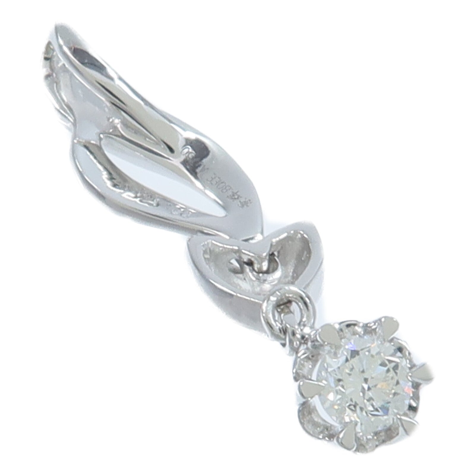 JEWELRY 18K白金Diamond Pendant Top鑽石吊墜