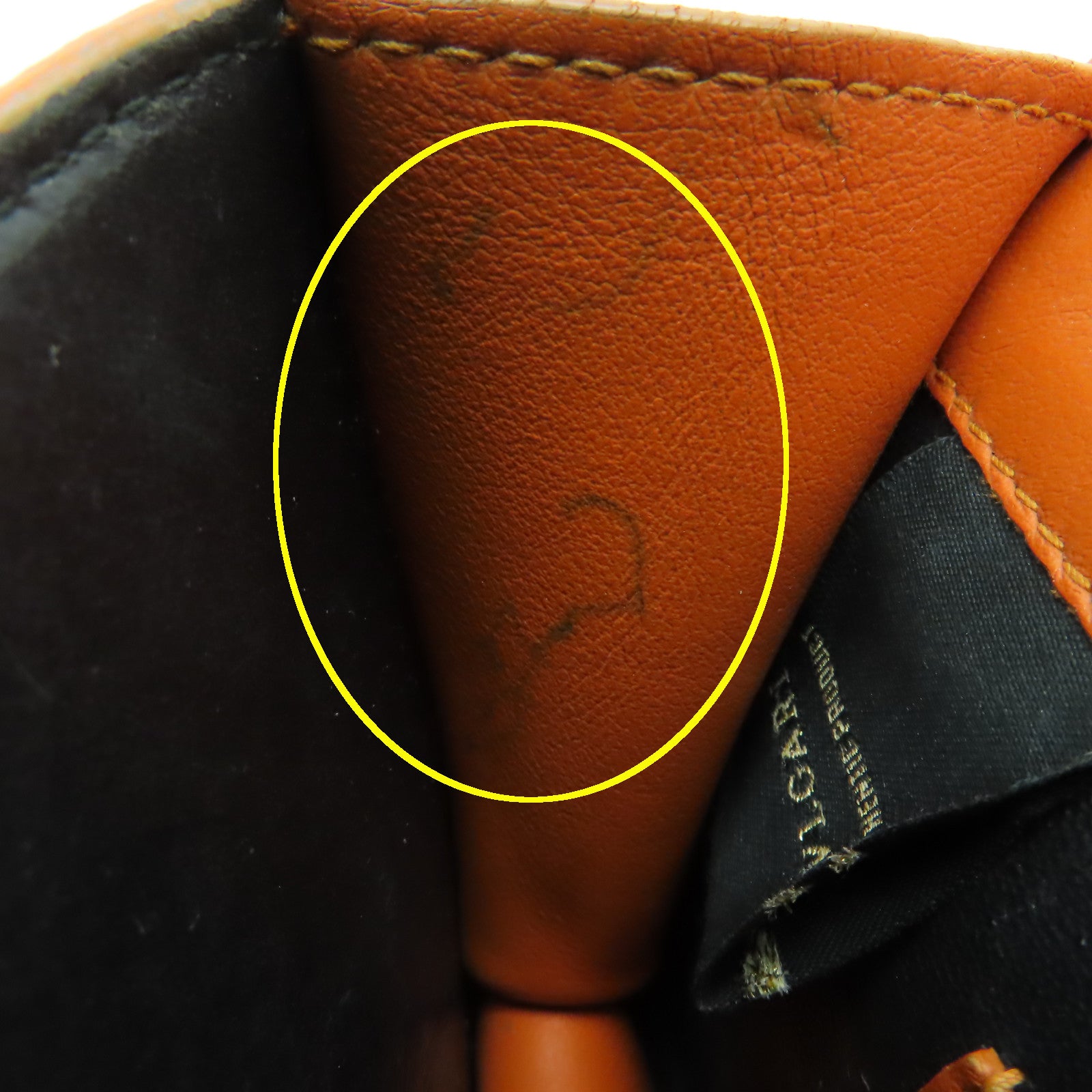 BVLGARI 【清倉大減價】牛皮皮革Chain Shoulder金扣鏈帶肩背袋橙色