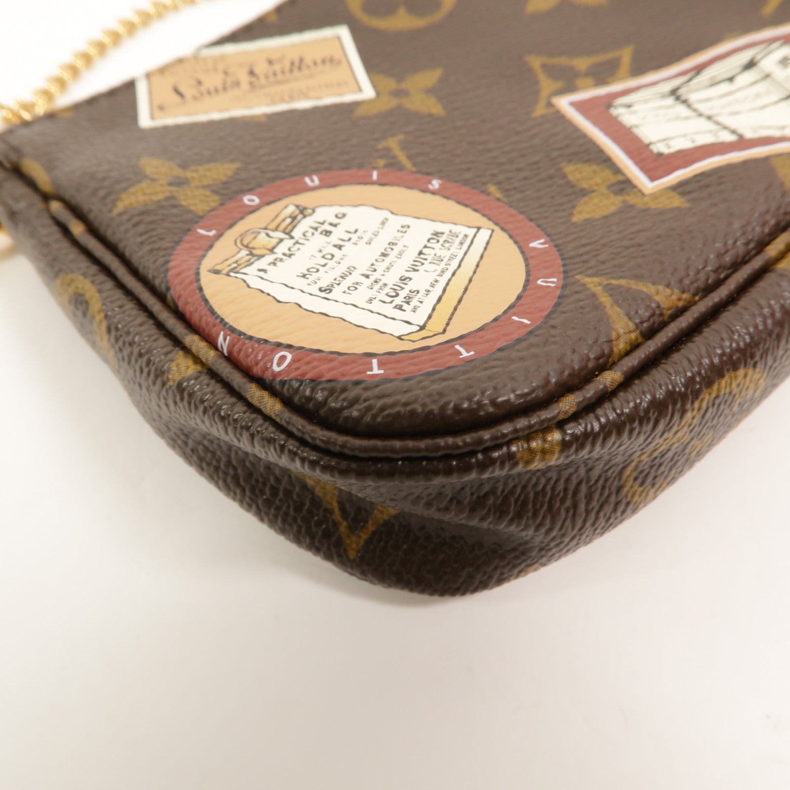 LOUIS VUITTON Monogram Mini Pochette Accessoires Pouch零錢包