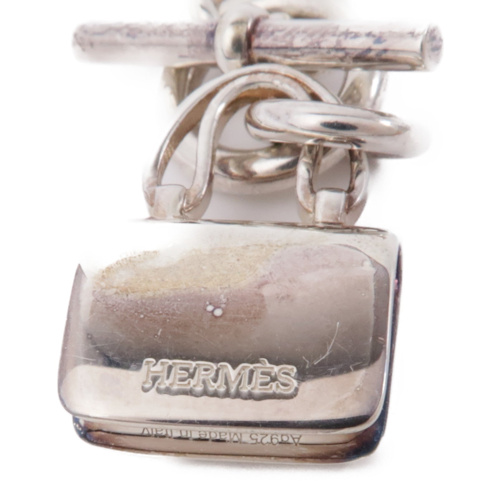 HERMES 925純銀Constance Pendant項鍊