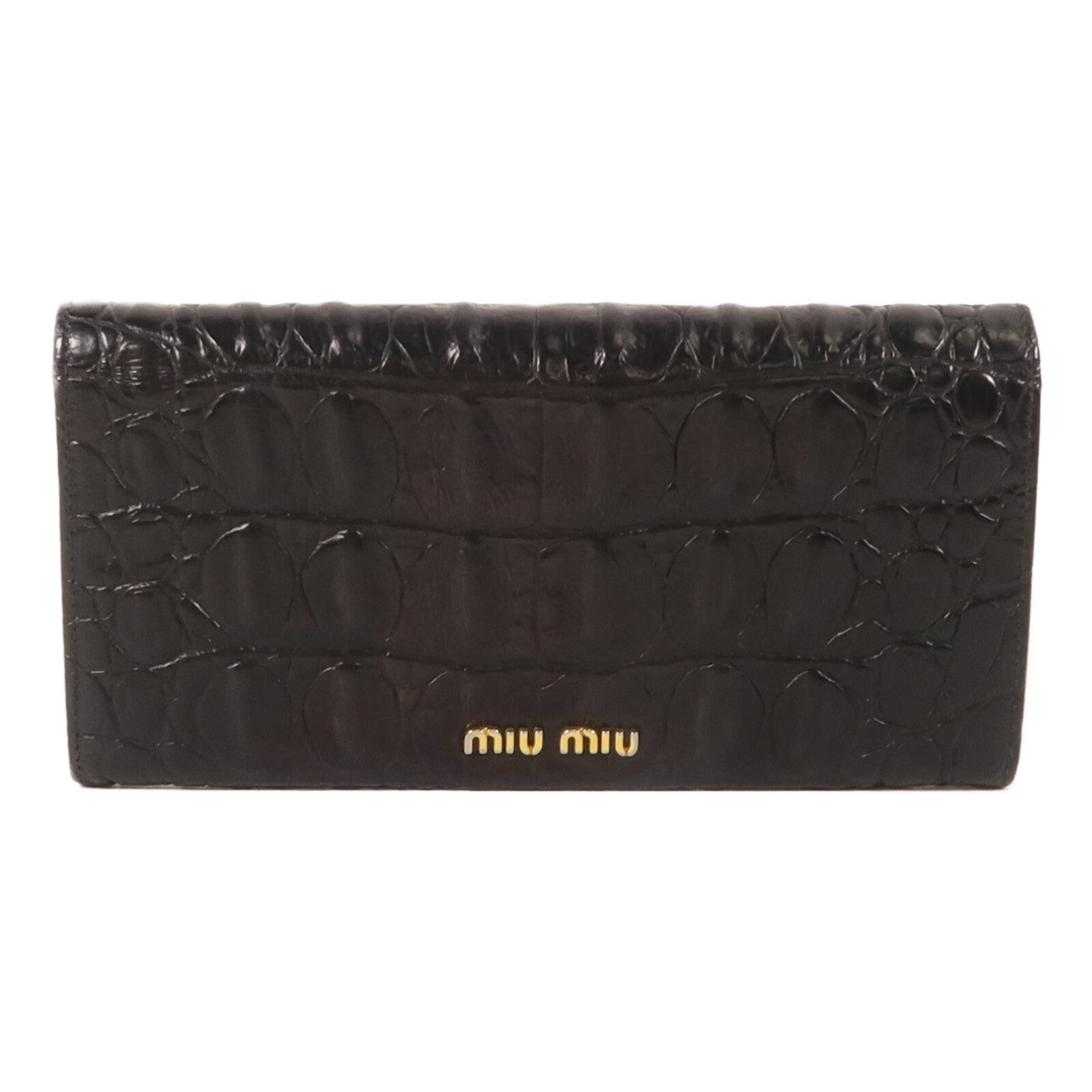 Miu Miu 牛皮皮革Long Wallet長錢包