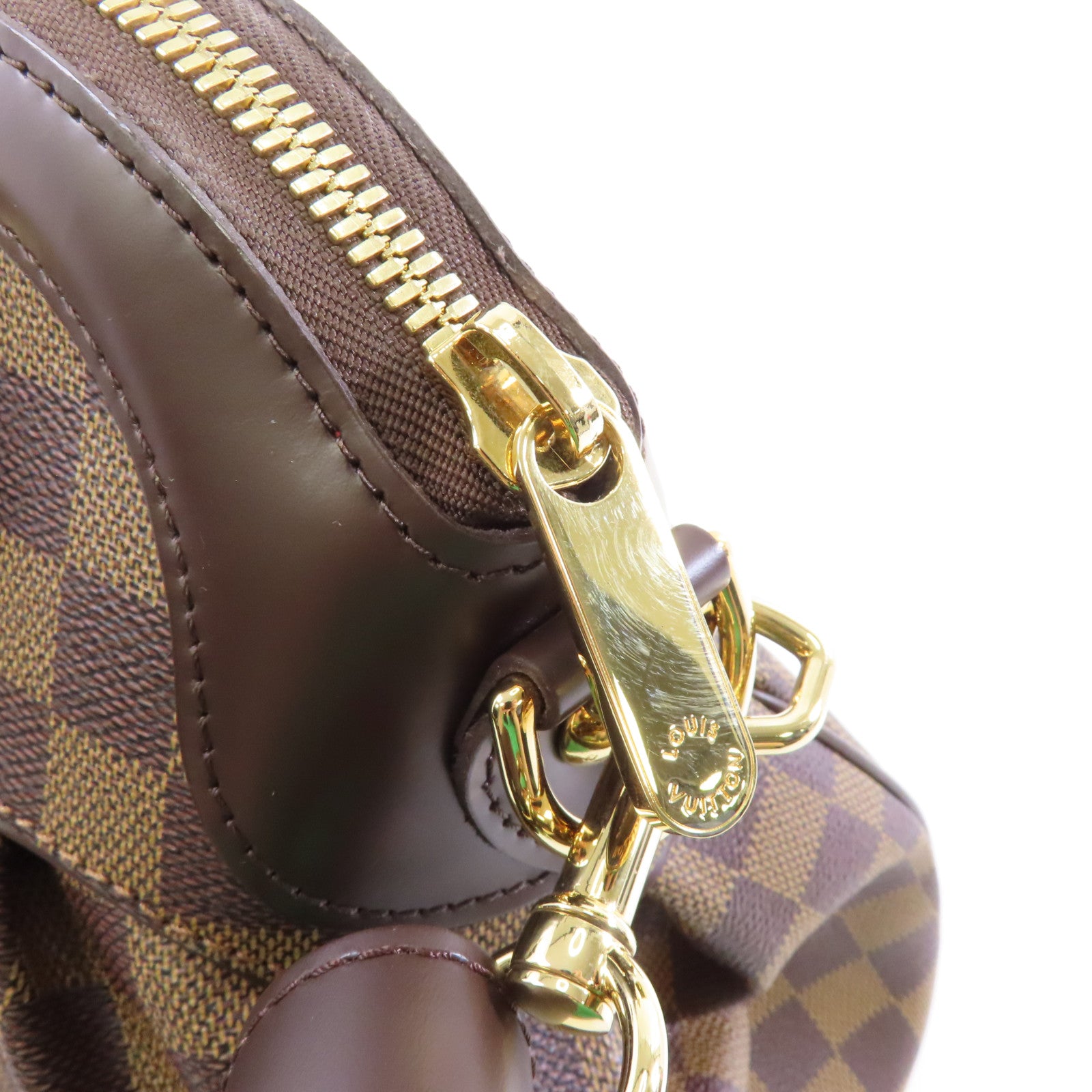 LOUIS VUITTON 【激減優惠】Damier Trevi PM金扣手挽肩背兩用袋啡色