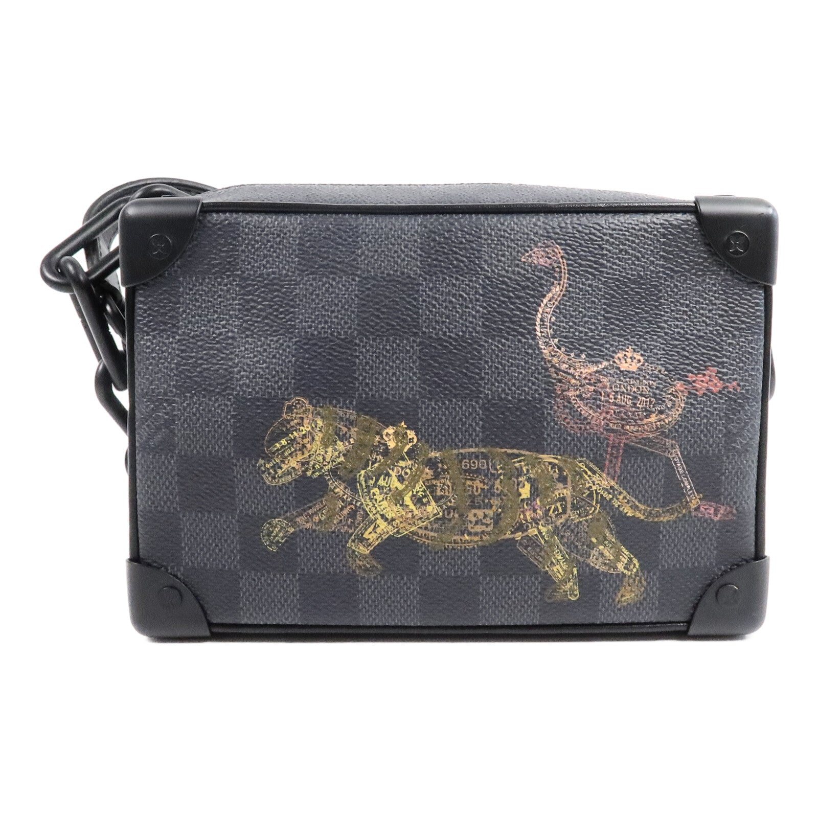 LOUIS VUITTON Damier Graphite Soft Trunk肩背袋
