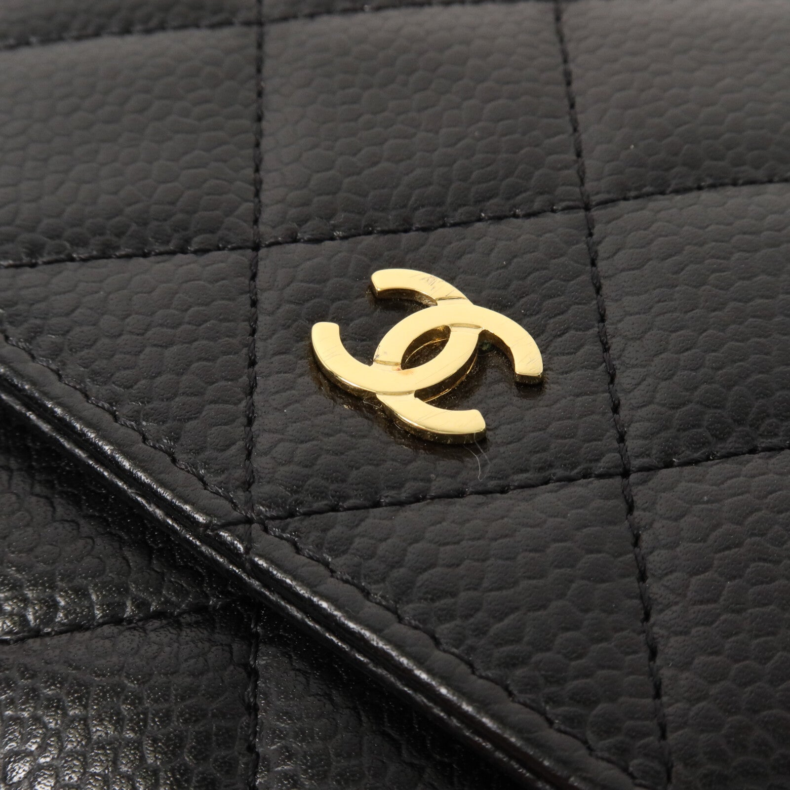CHANEL 牛皮皮革WOC Wallet On Chain鏈帶肩背袋