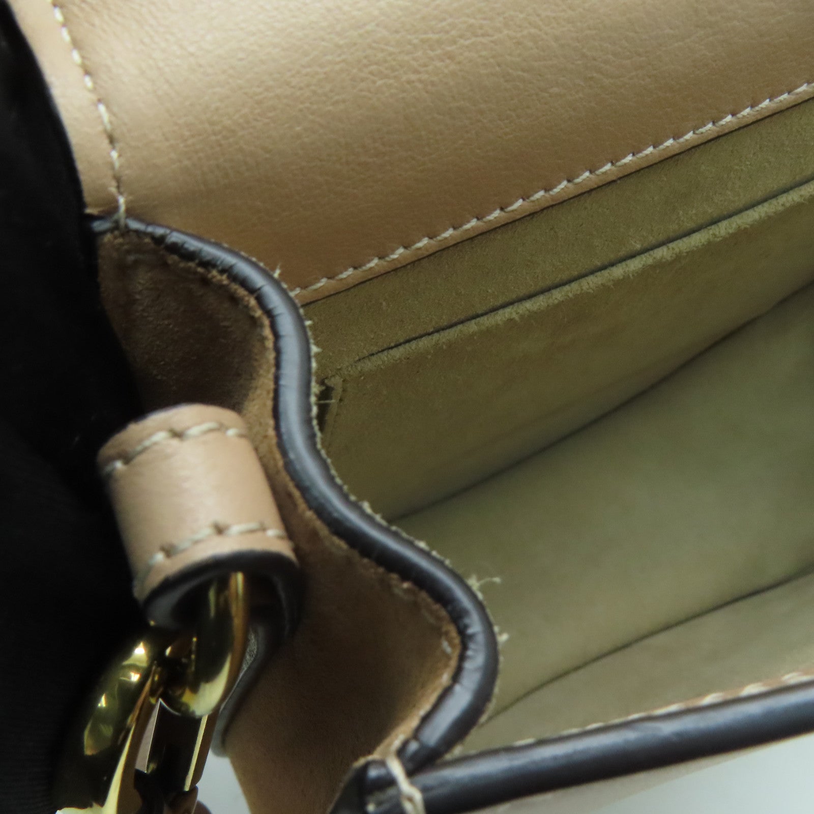 Chloe 牛皮皮革Shoulder Bag肩背袋裸色