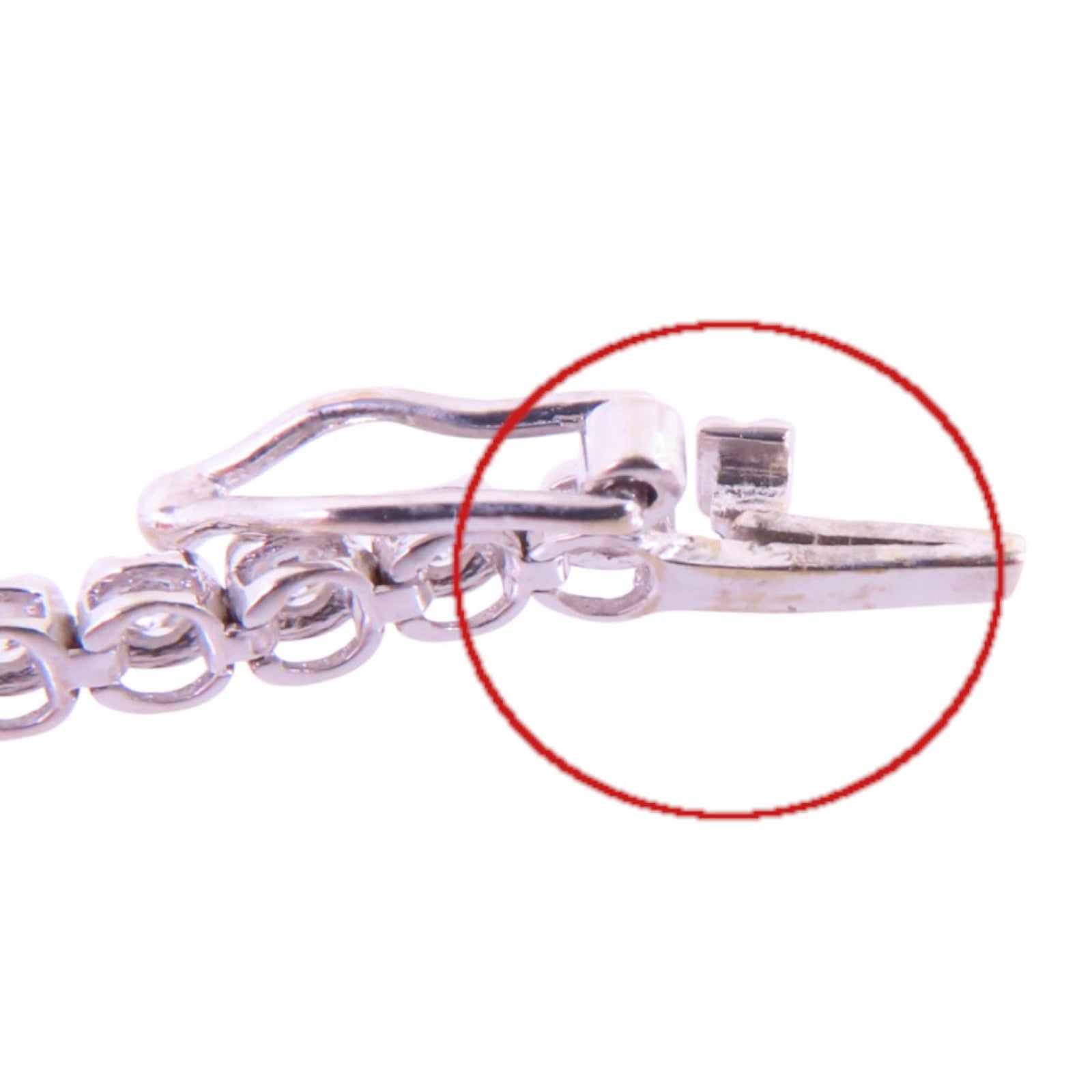 JEWELRY Diamond Bracelet 18K White Gold