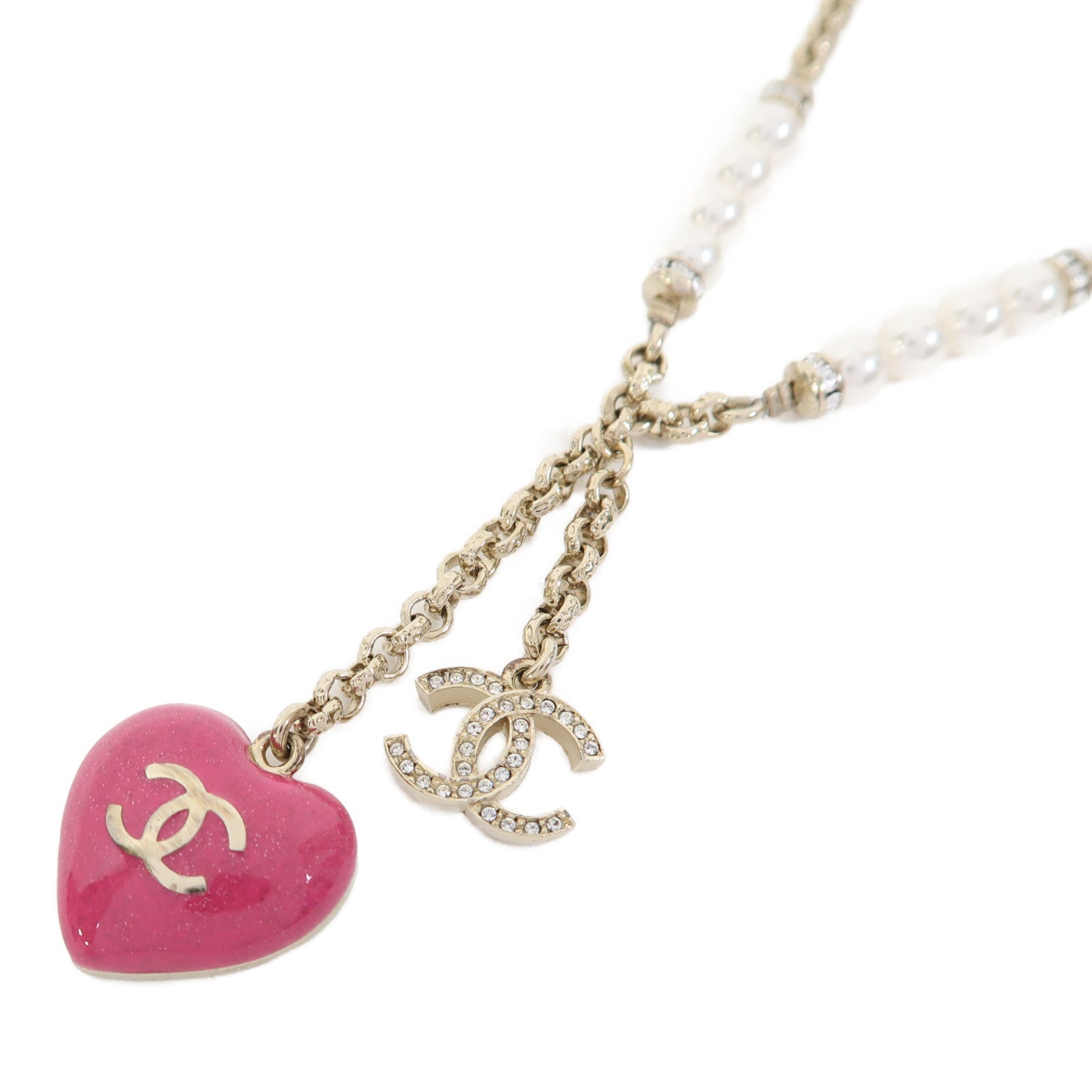 CHANEL 金屬Necklace項鍊金色