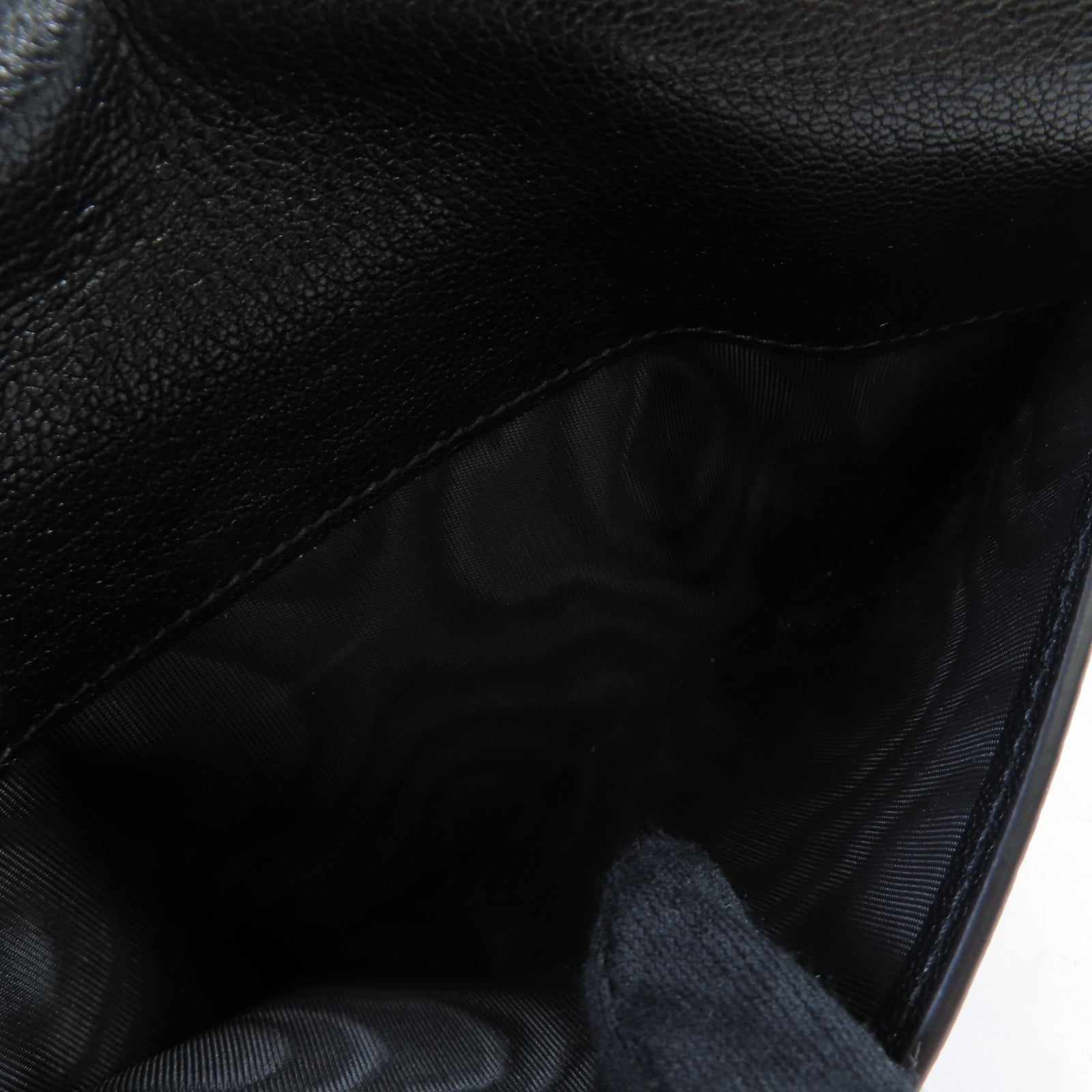 Dior 牛皮皮革Saddle Long Wallet With Chain Shoulder Bag金扣錢包肩背袋黑色