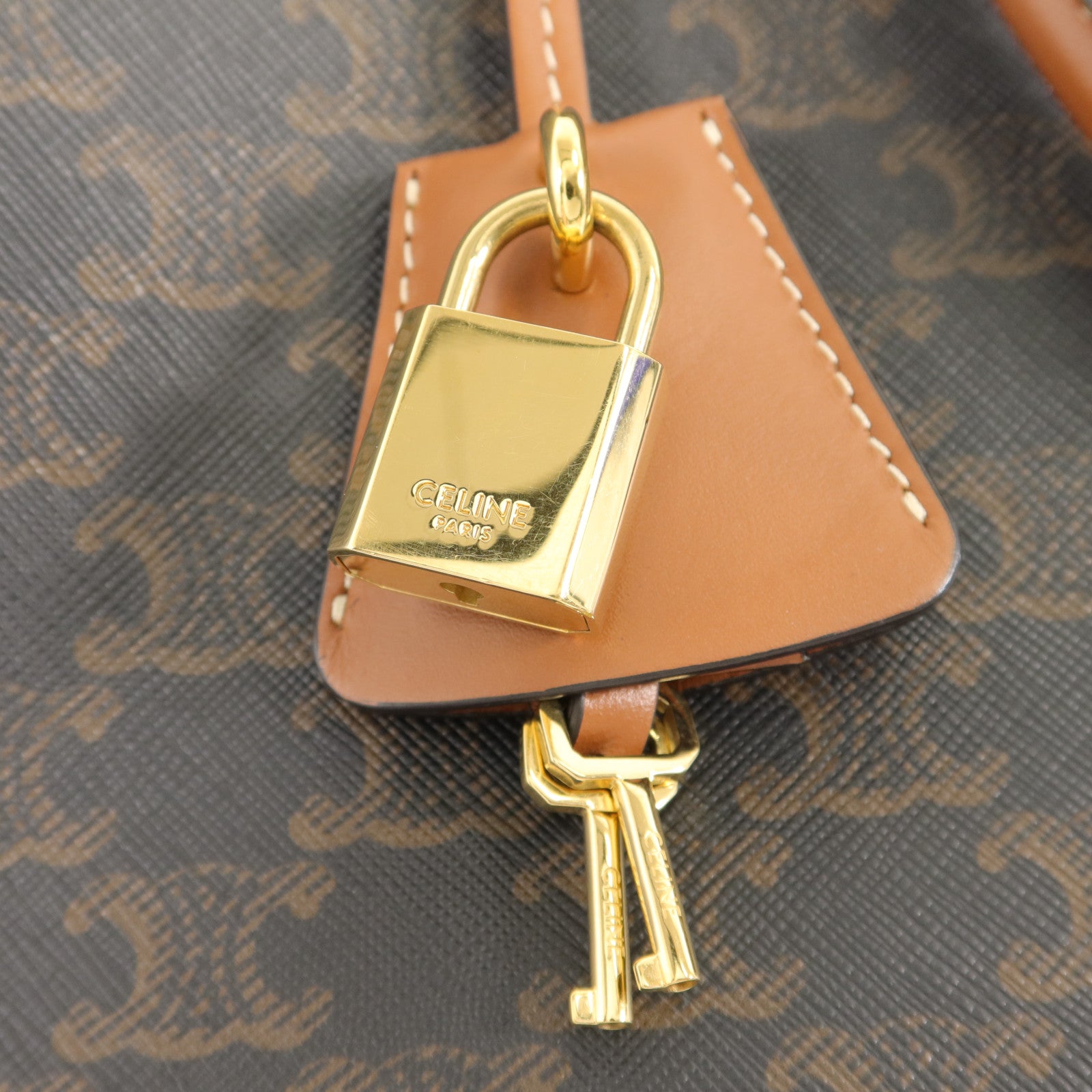 CELINE 塗層帆布Horizontal Cabas手挽袋