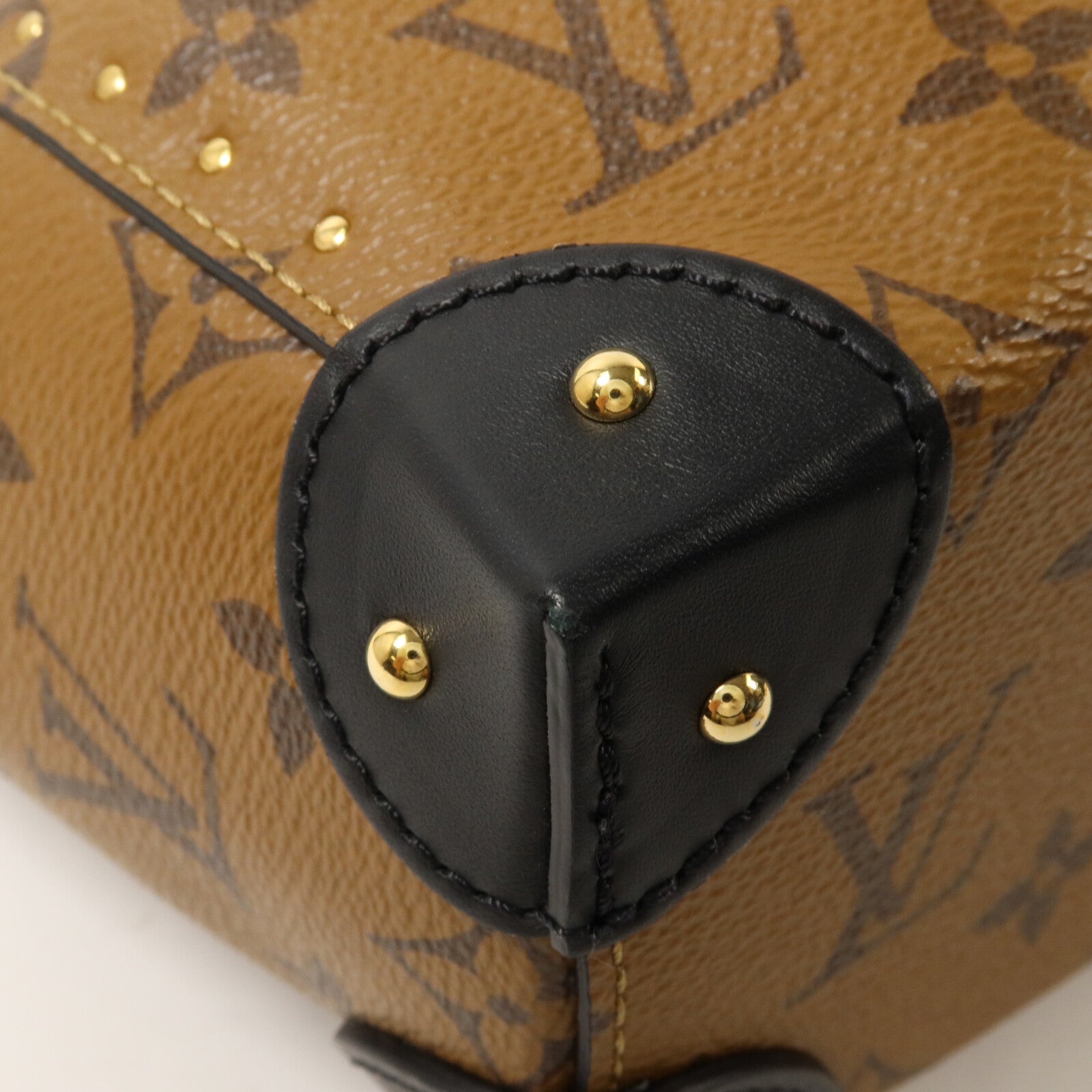 LOUIS VUITTON Monogram Reverse Noe Trunk PM鏈帶手挽肩背兩用袋