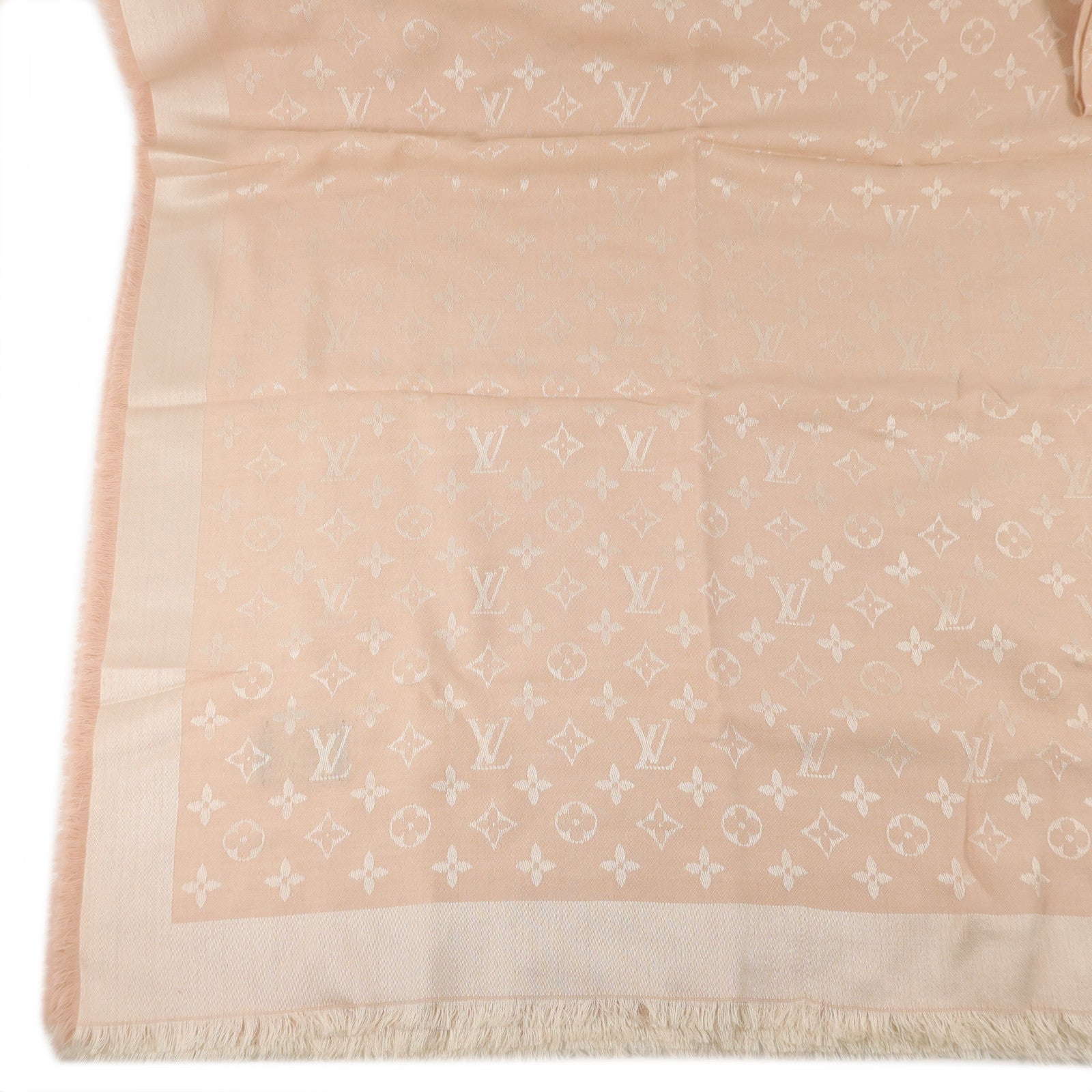 LOUIS VUITTON 絲質/羊毛Scarf絲巾