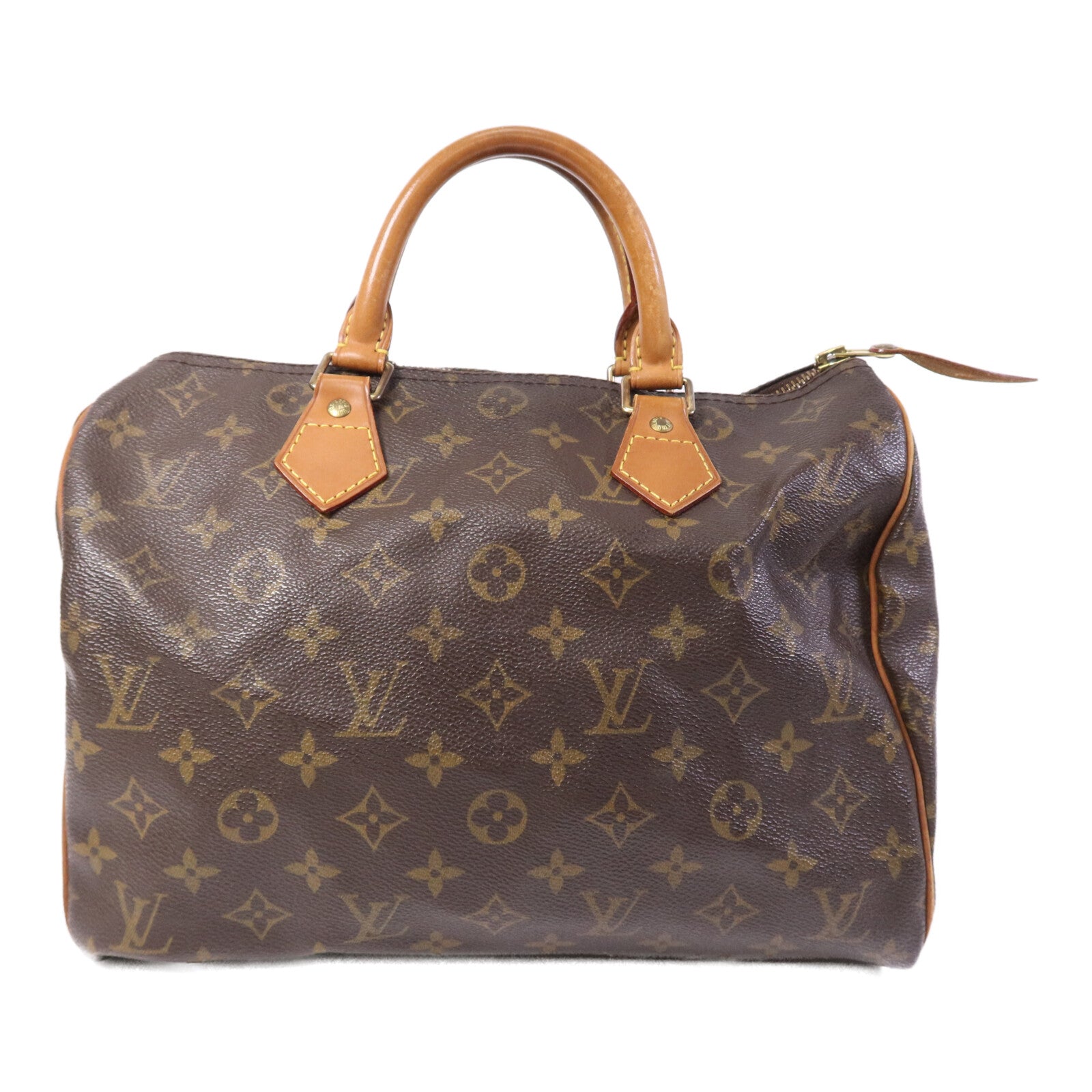 LOUIS VUITTON Monogram Speedy 30金扣手挽袋