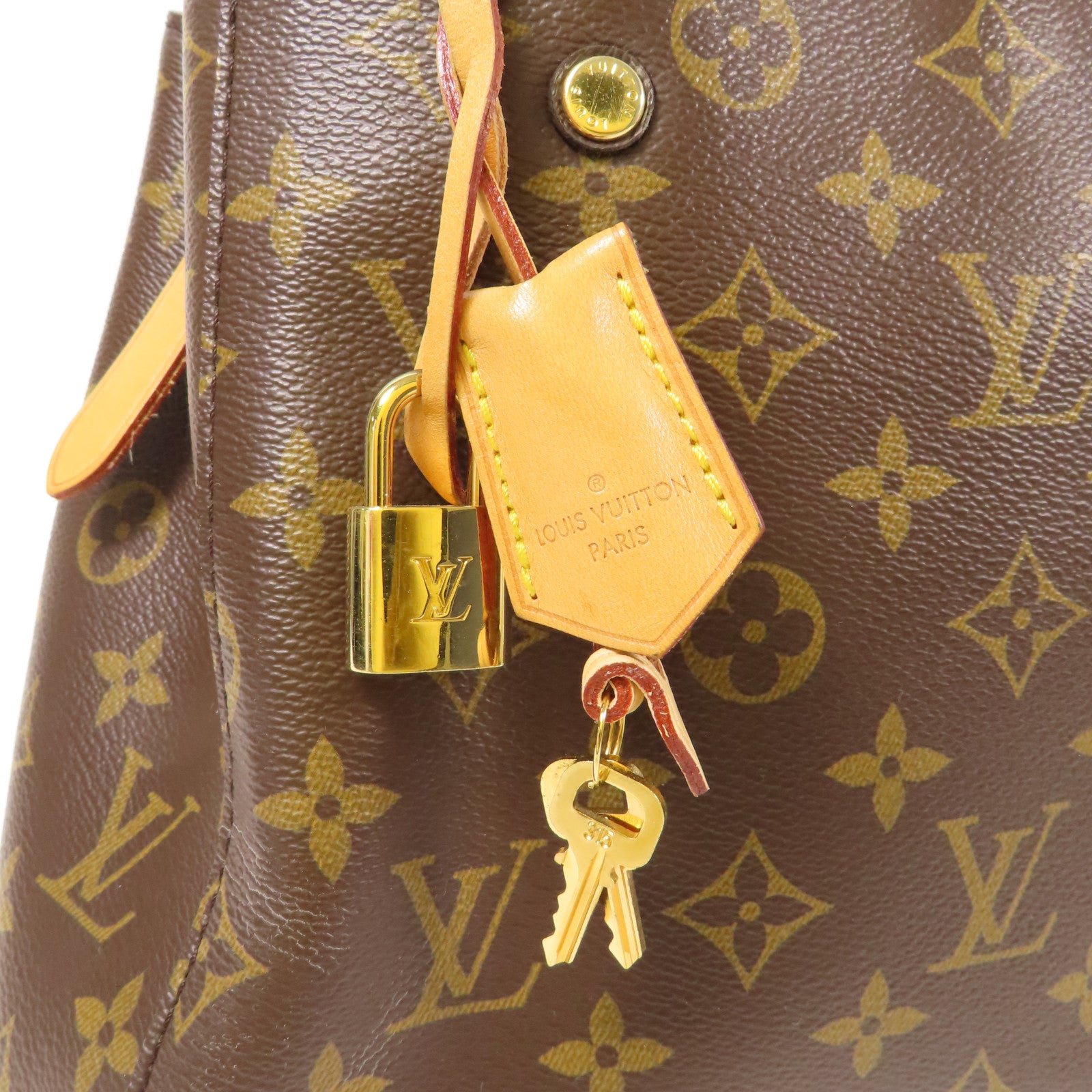 LOUIS VUITTON Monogram Montaigne BB金扣手挽肩背兩用袋