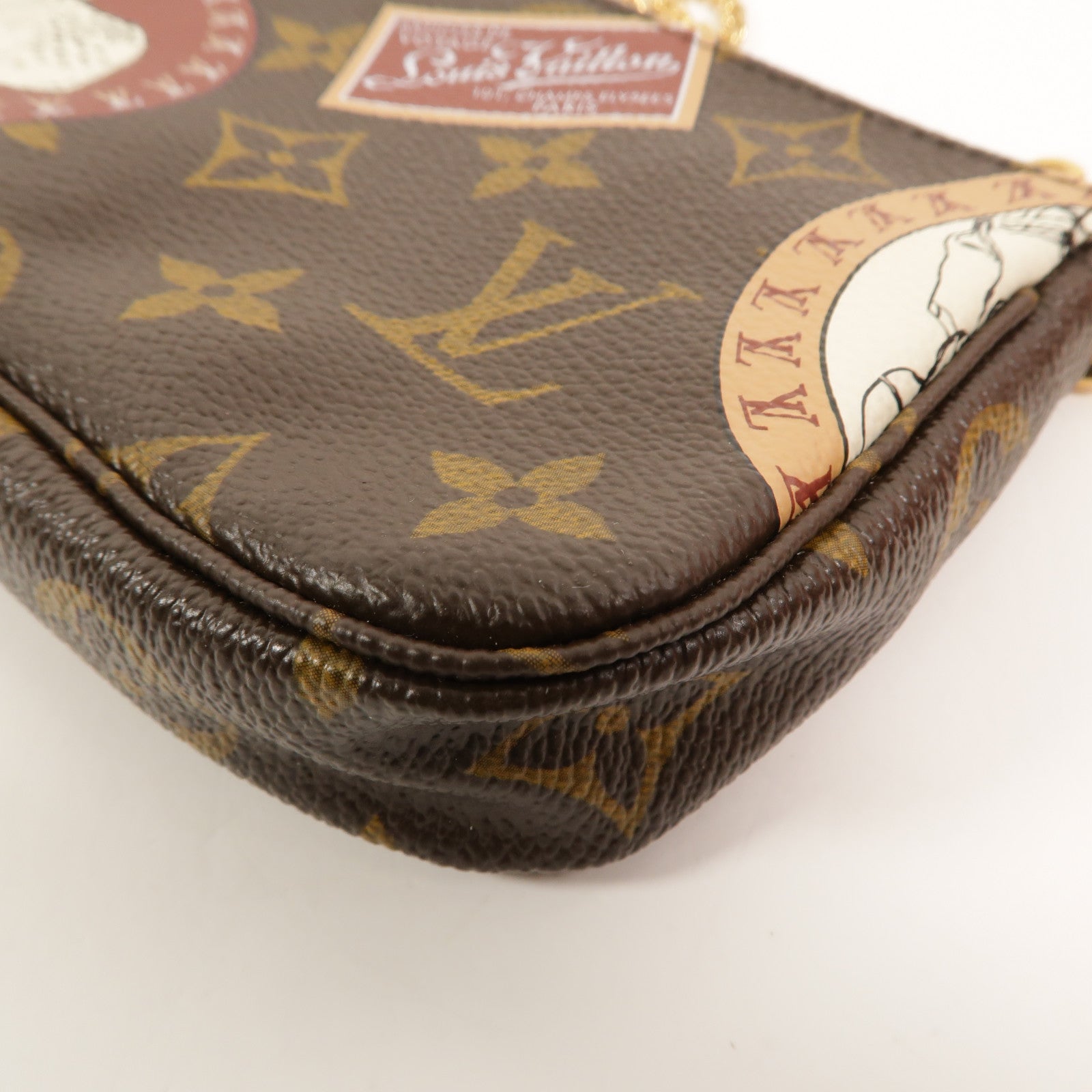 LOUIS VUITTON Monogram Mini Pochette Accessoires Pouch零錢包