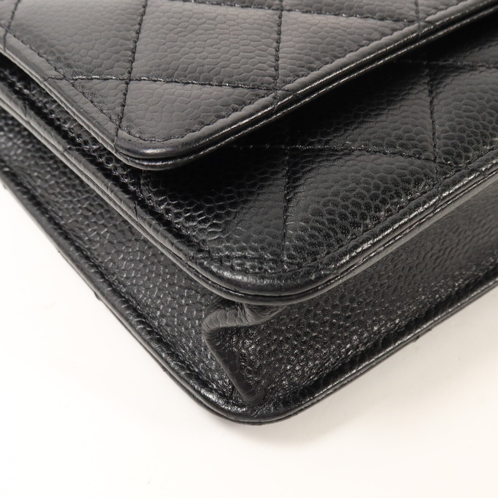 CHANEL 牛皮皮革WOC Wallet On Chain鏈帶肩背袋