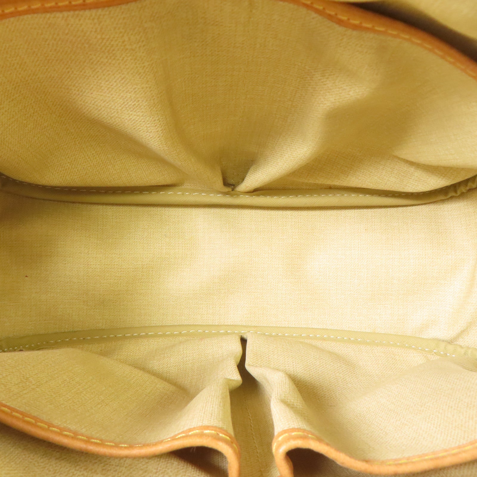 LOUIS VUITTON Monogram Trouville金扣手挽袋棕色