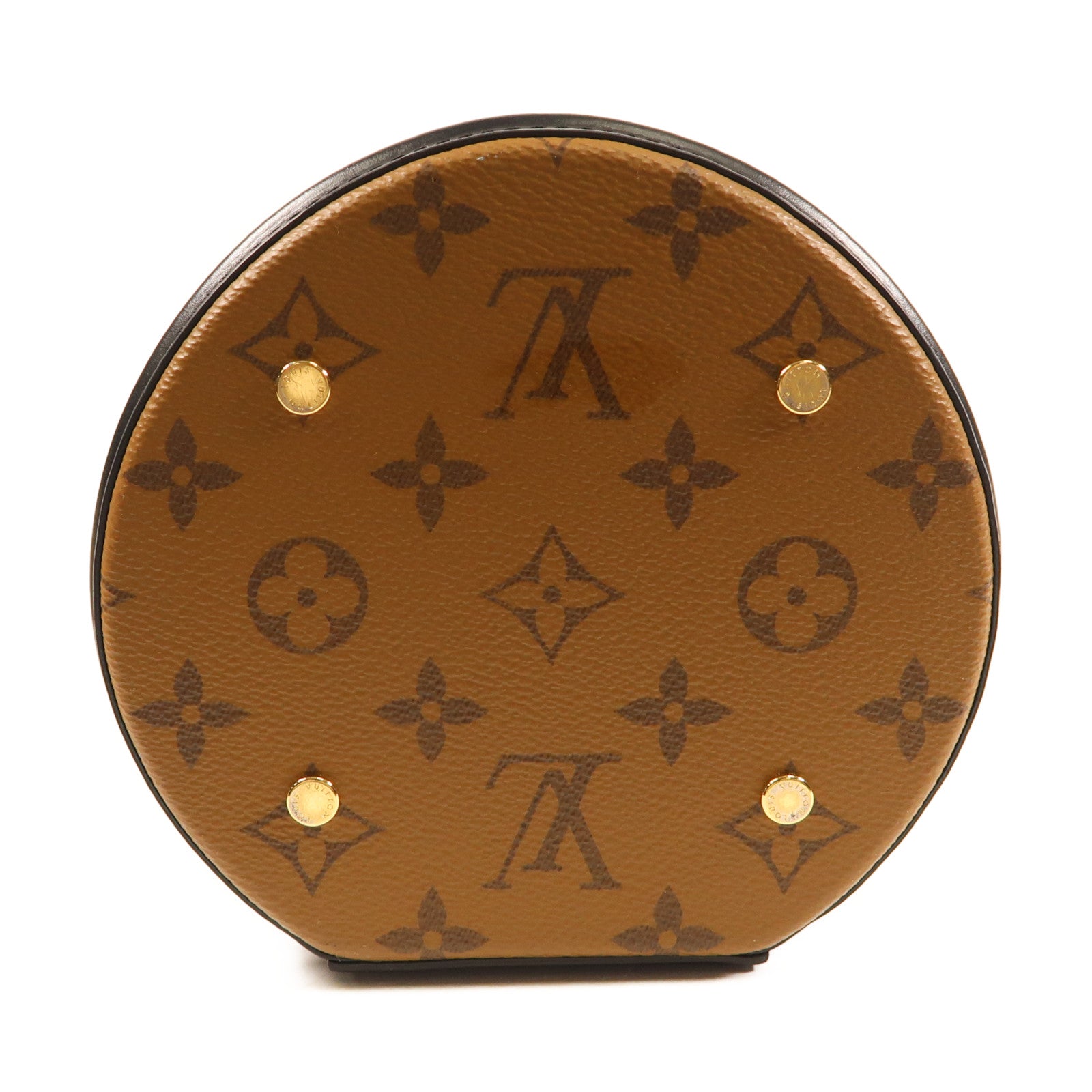 LOUIS VUITTON Monogram Reverse Cannes金扣手挽肩背兩用袋