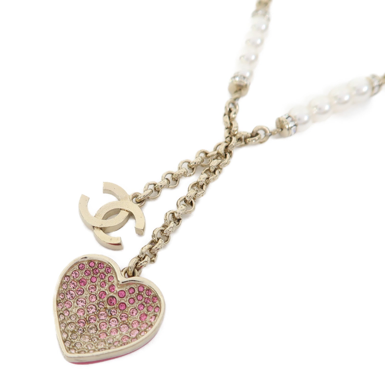 CHANEL 金屬Necklace項鍊金色