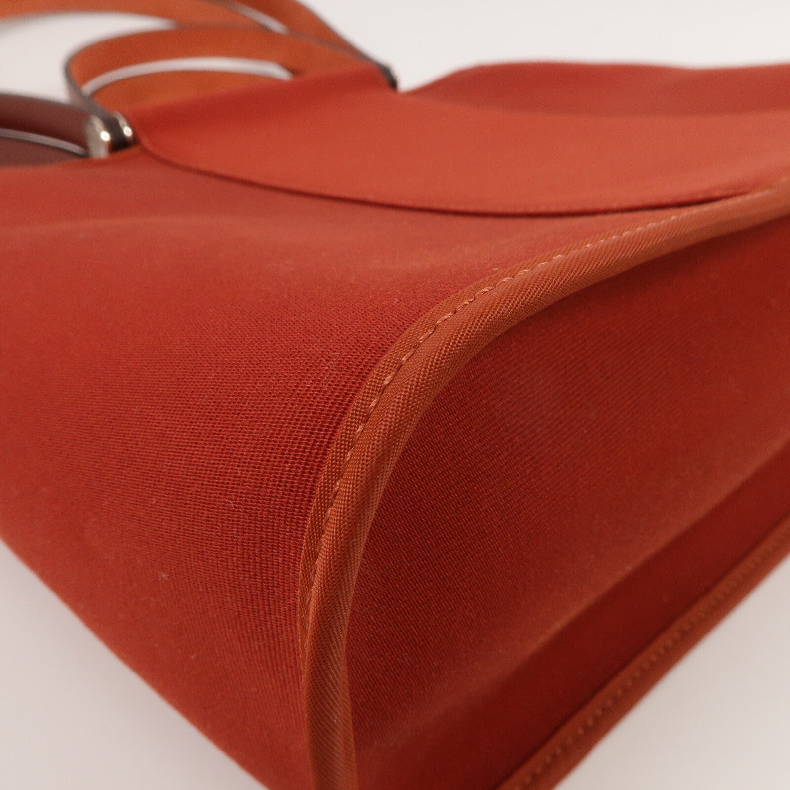 HERMES 帆布Cabag PM手挽肩背兩用袋Roue Venitien/RougeH