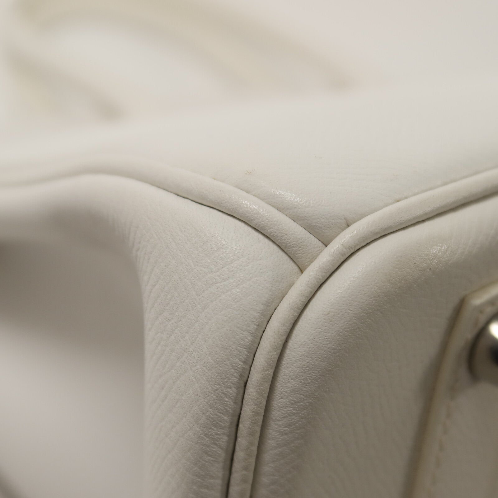 HERMES Epsom皮革Birkin 35手挽袋Blanc