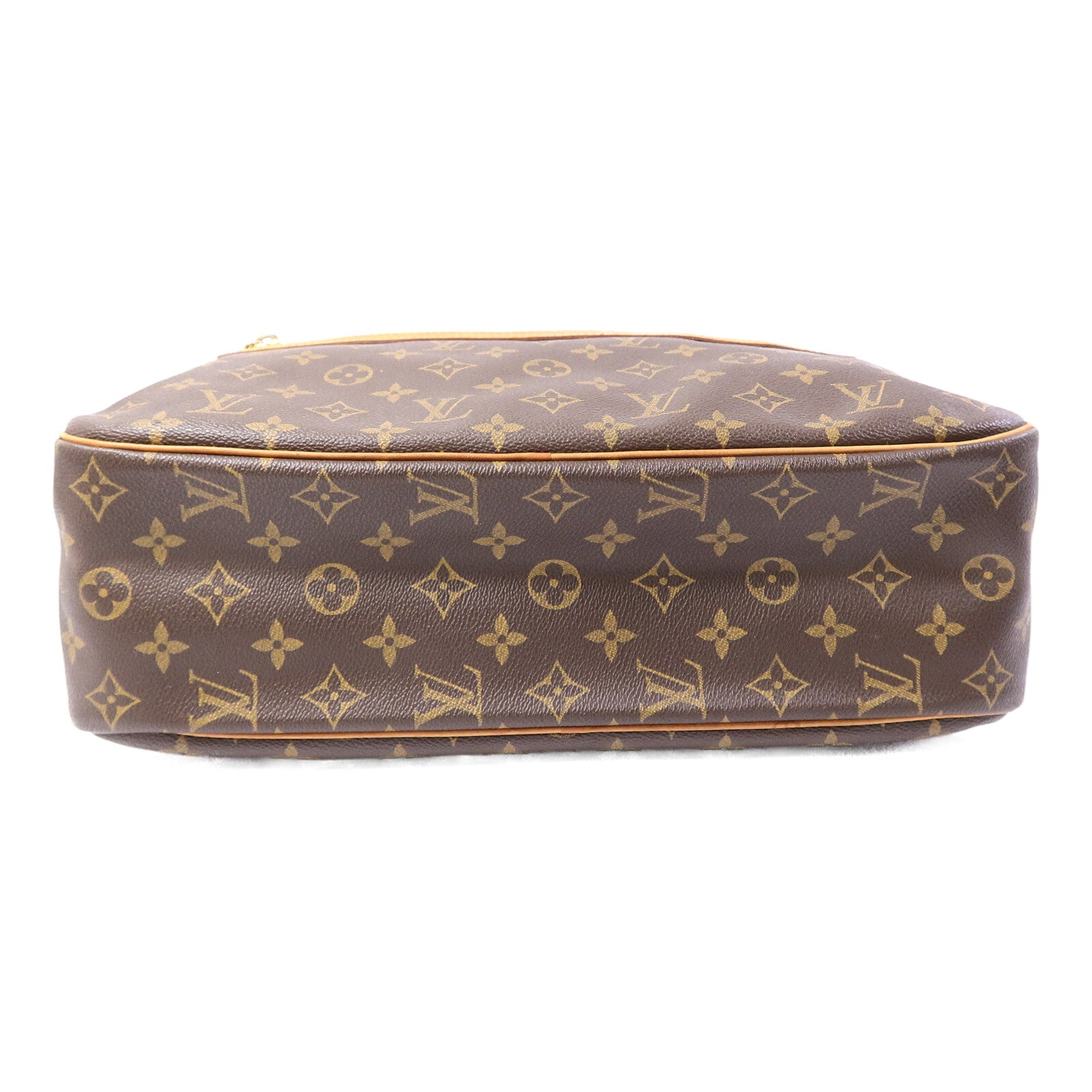 LOUIS VUITTON Monogram Cite GM金扣肩背袋棕色