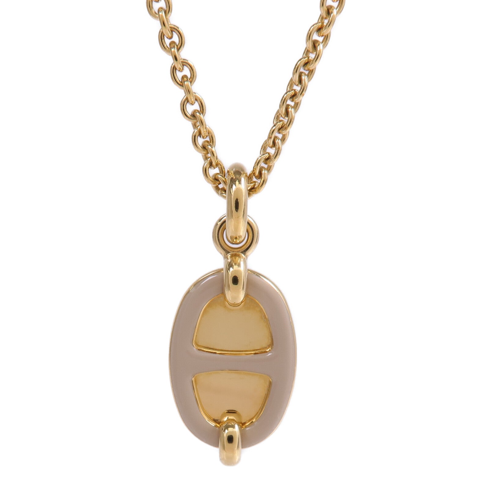 HERMES 金屬Mini Maillon項鍊