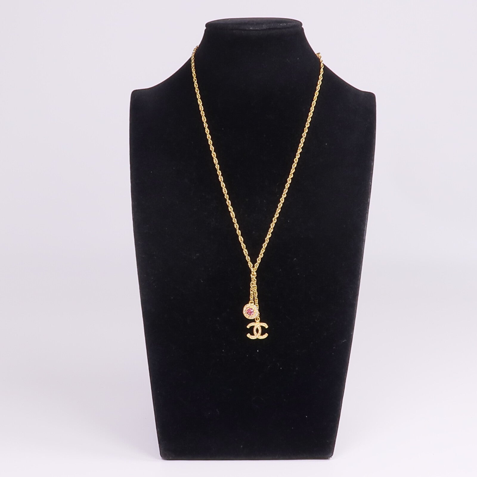 CHANEL 金屬/水晶Necklace項鍊
