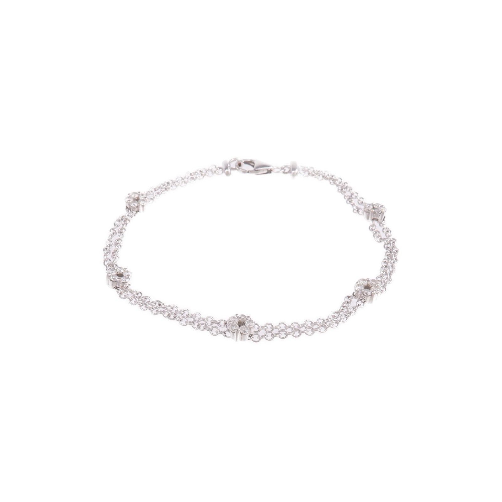 JEWELRY 18K白金Diamond Bracelet鑽石手鏈