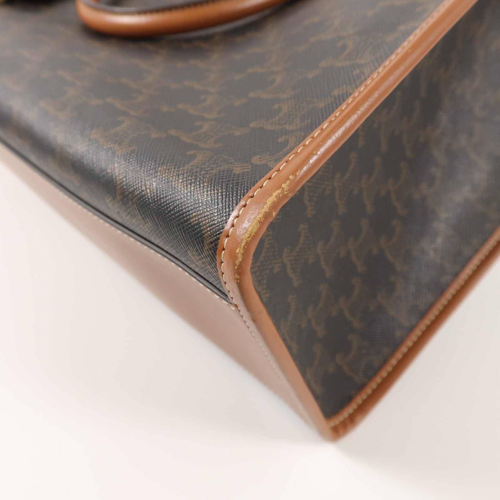 CELINE 塗層帆布Horizontal Cabas手挽袋